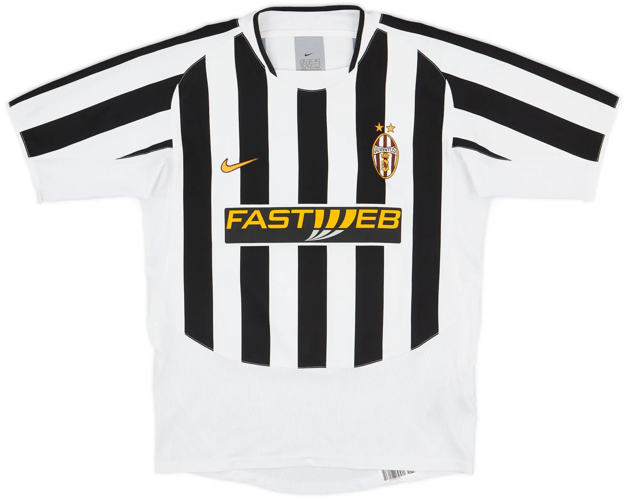 2003-04 Juventus Home Shirt - 7/10 - (XL.Boys)