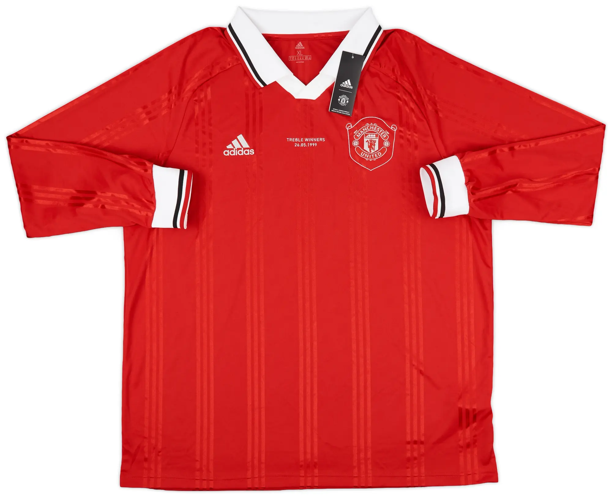2019-20 Manchester United adidas ICON L/S Shirt (XL)