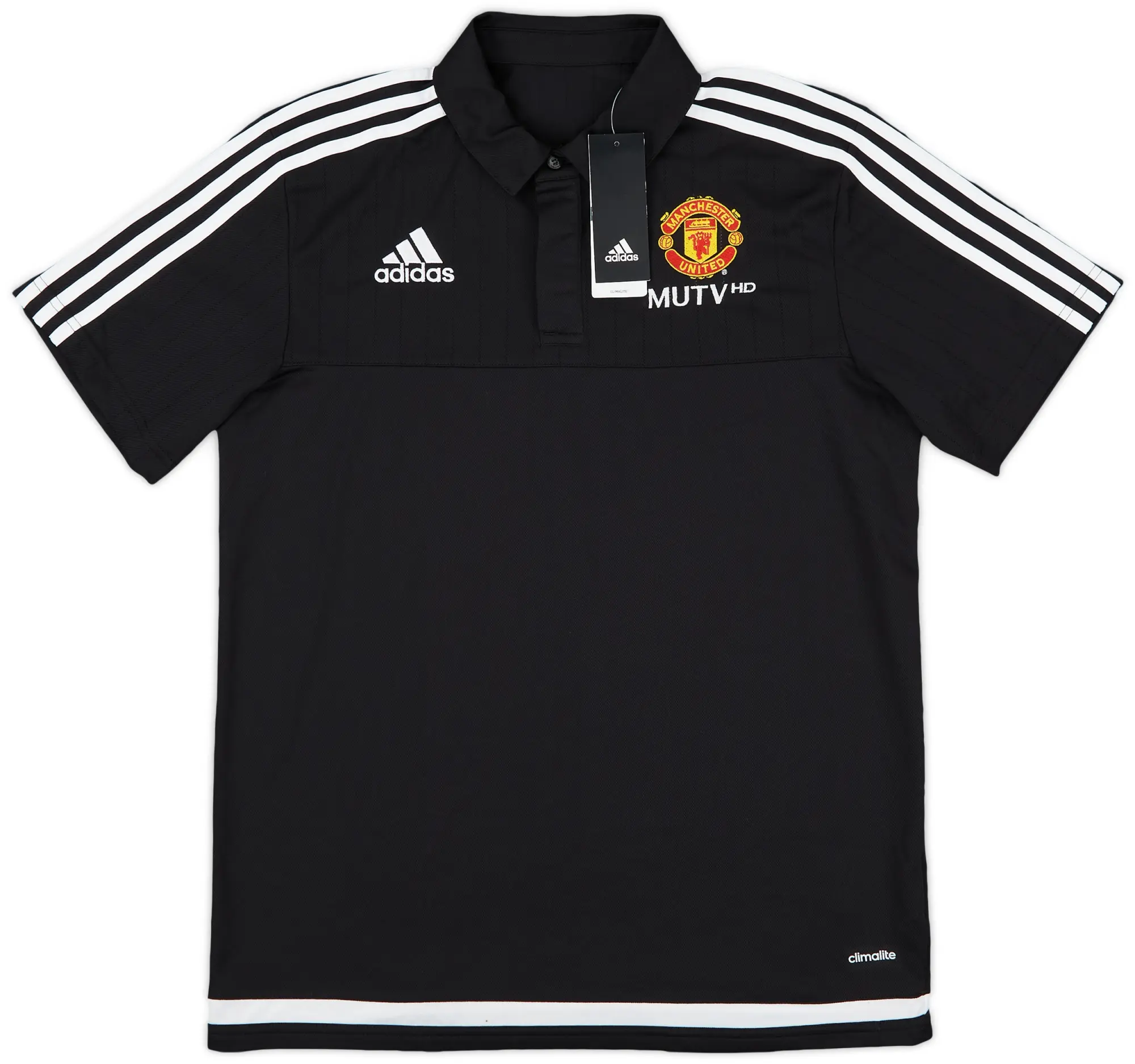 2016-17 Manchester United adidas Polo Shirt (M)