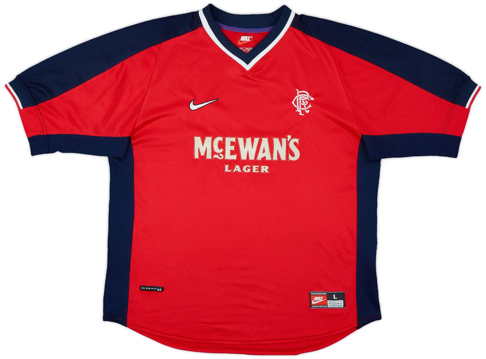 Nike Rangers Mens SS Away Shirt 1998/99