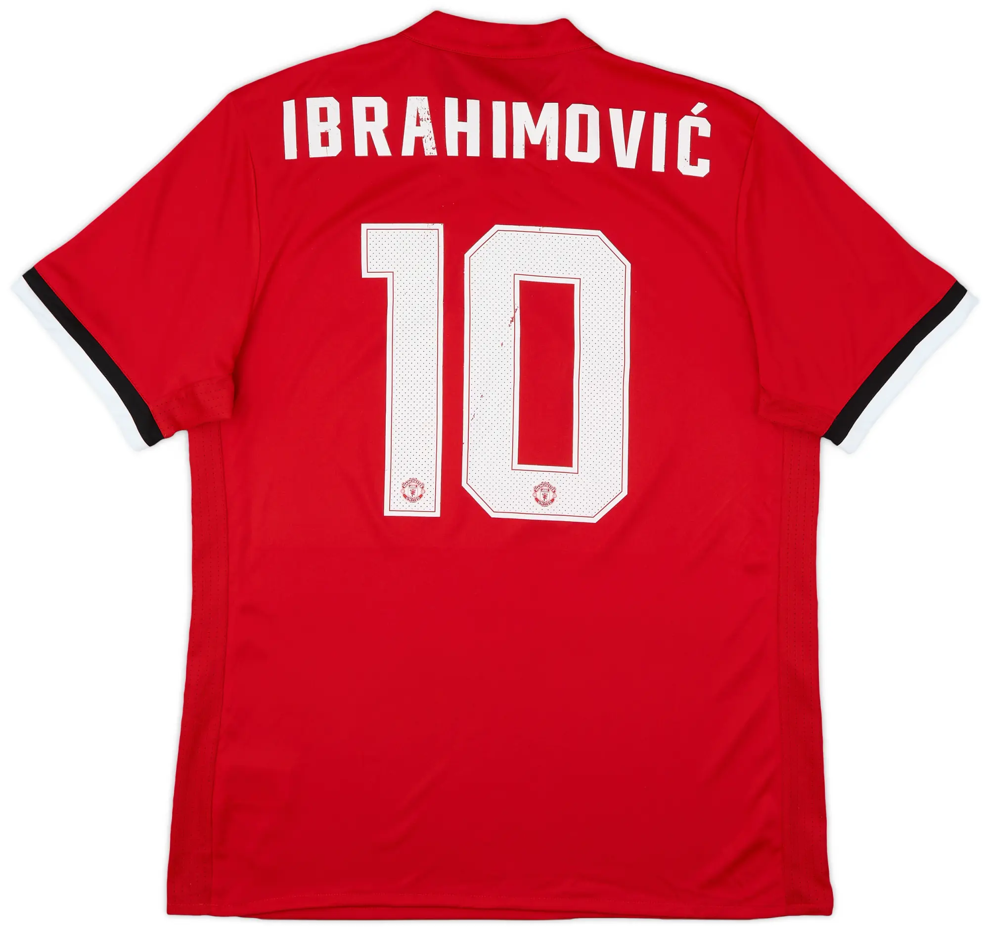 2017-18 Manchester United Home Shirt Ibrahimovic #10 - 6/10 - (L)