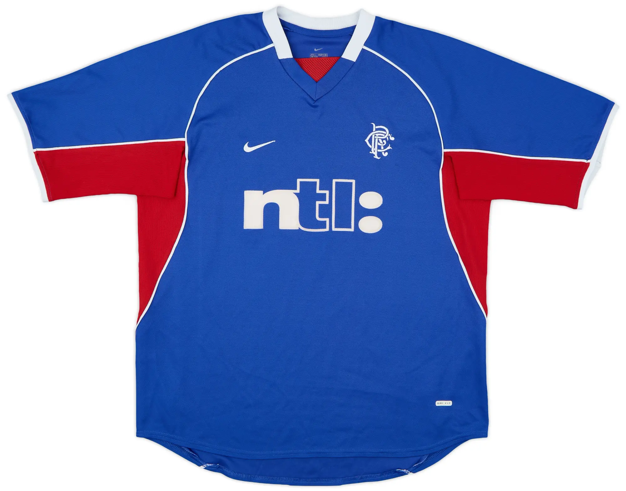 Nike Rangers Mens SS Home Shirt 2001/02