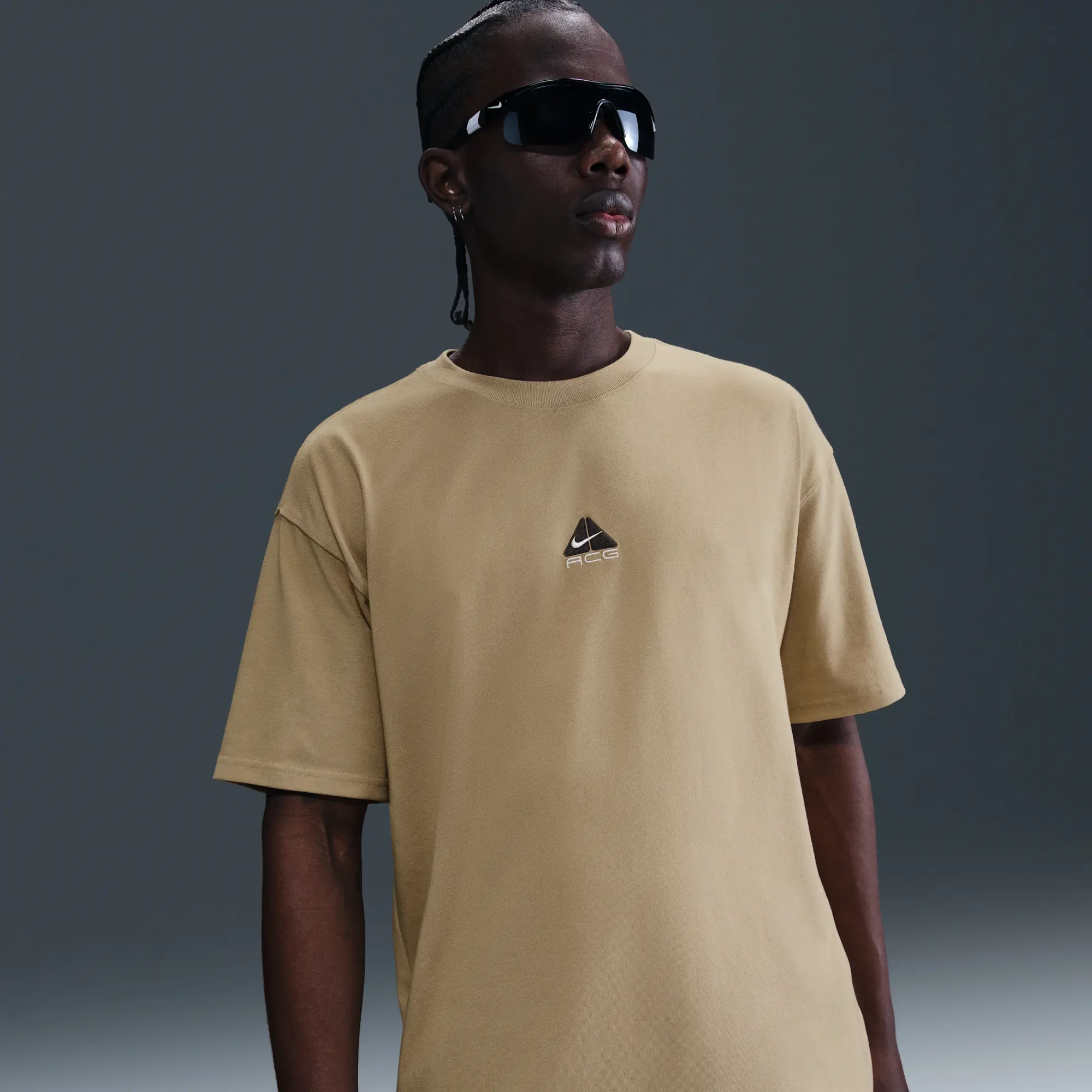 Nike ACG Men's T-Shirt - Brown - Sustainable Blends