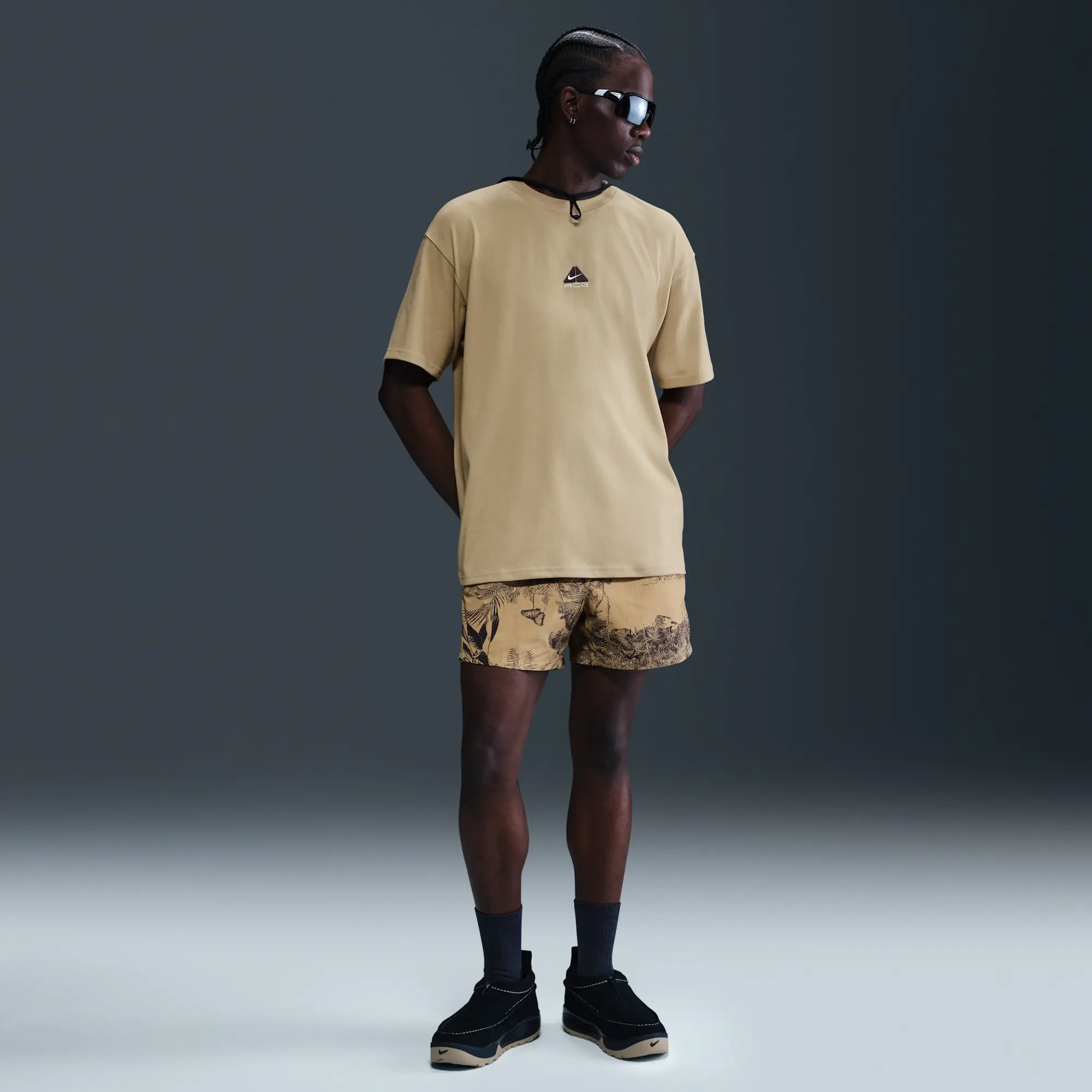 Nike ACG Men's T-Shirt - Brown - Sustainable Blends