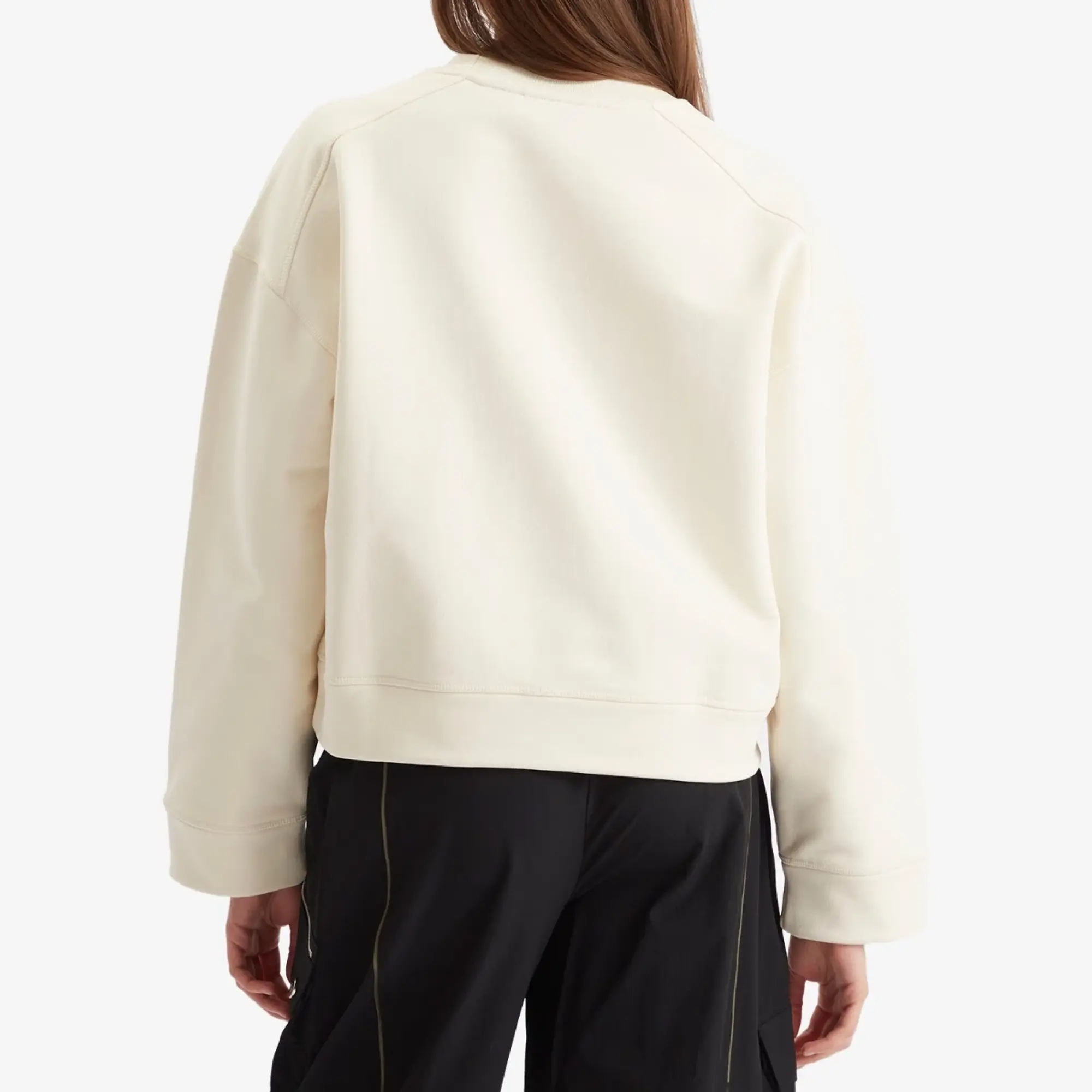GANNI Women's Heavy Terry Drop Shoulder Sweat Presented by END. Antique White