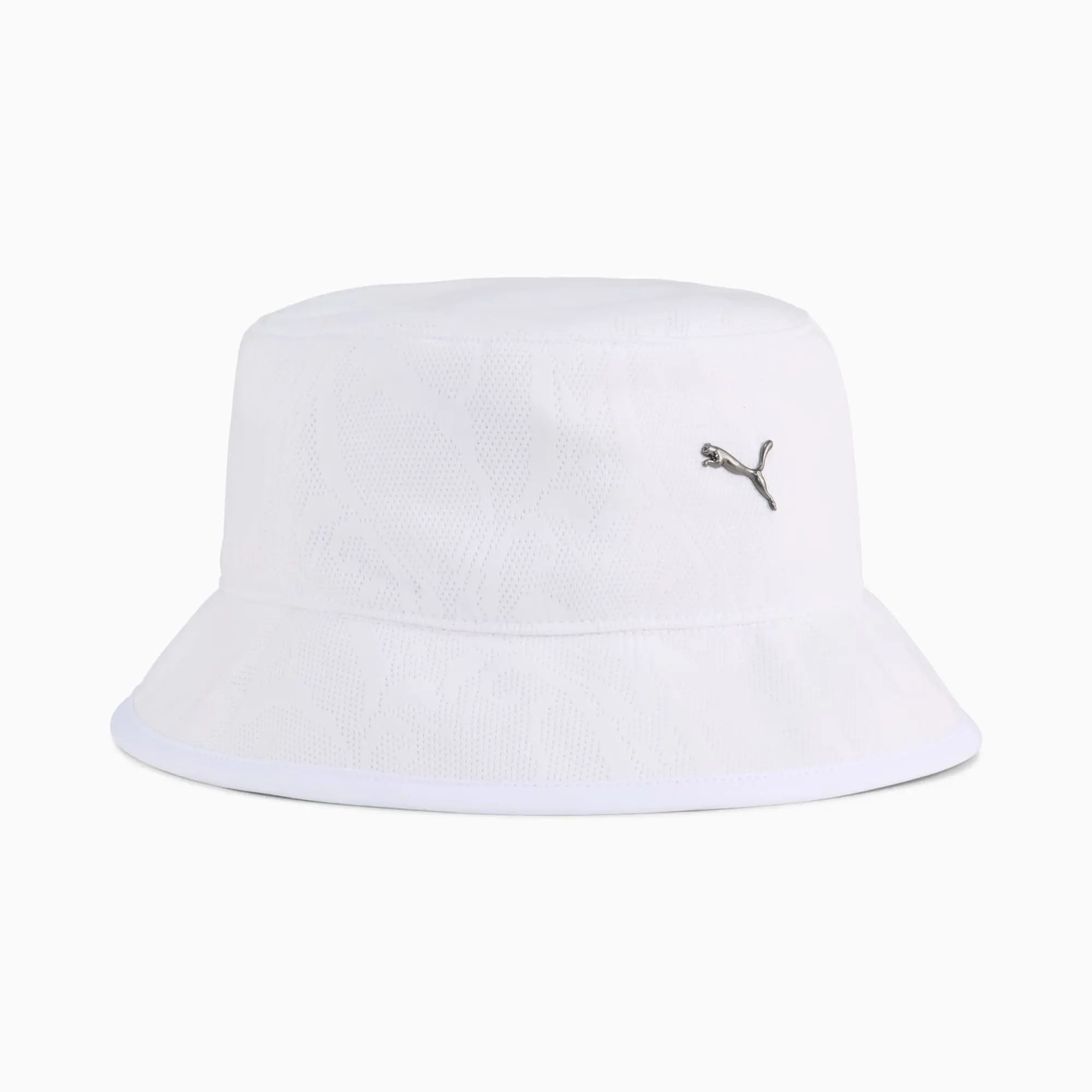 PUMA Jer-She Bucket Hat, White, size Large