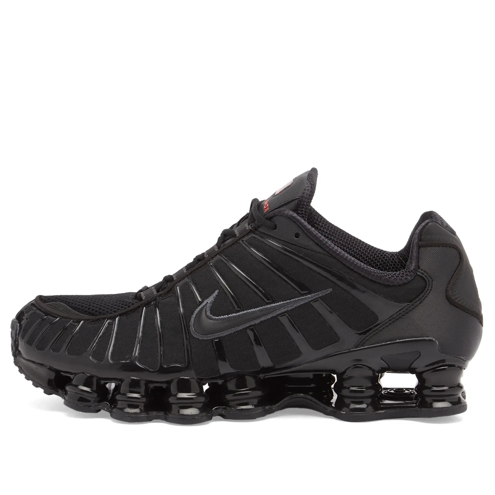 Nike Men's Shox Tl Sneaker Black/Hematite/Orange