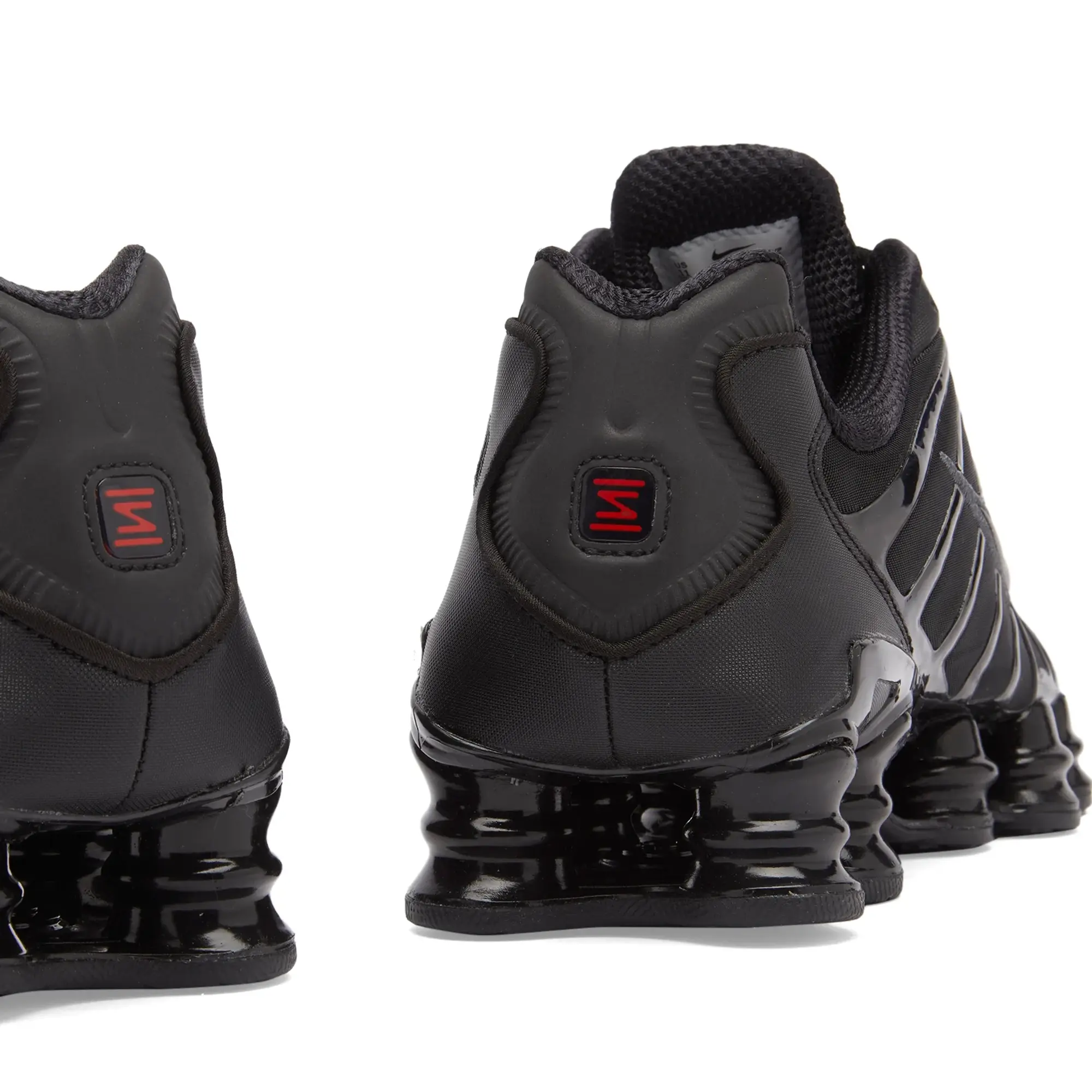 Nike Men's Shox Tl Sneaker Black/Hematite/Orange