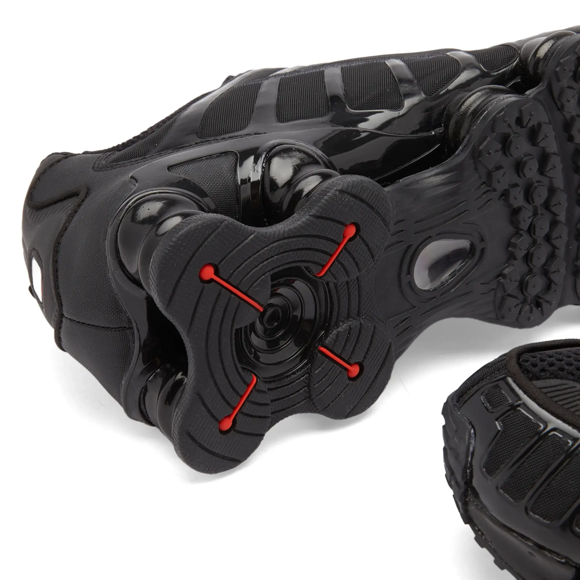 Nike Men's Shox Tl Sneaker Black/Hematite/Orange