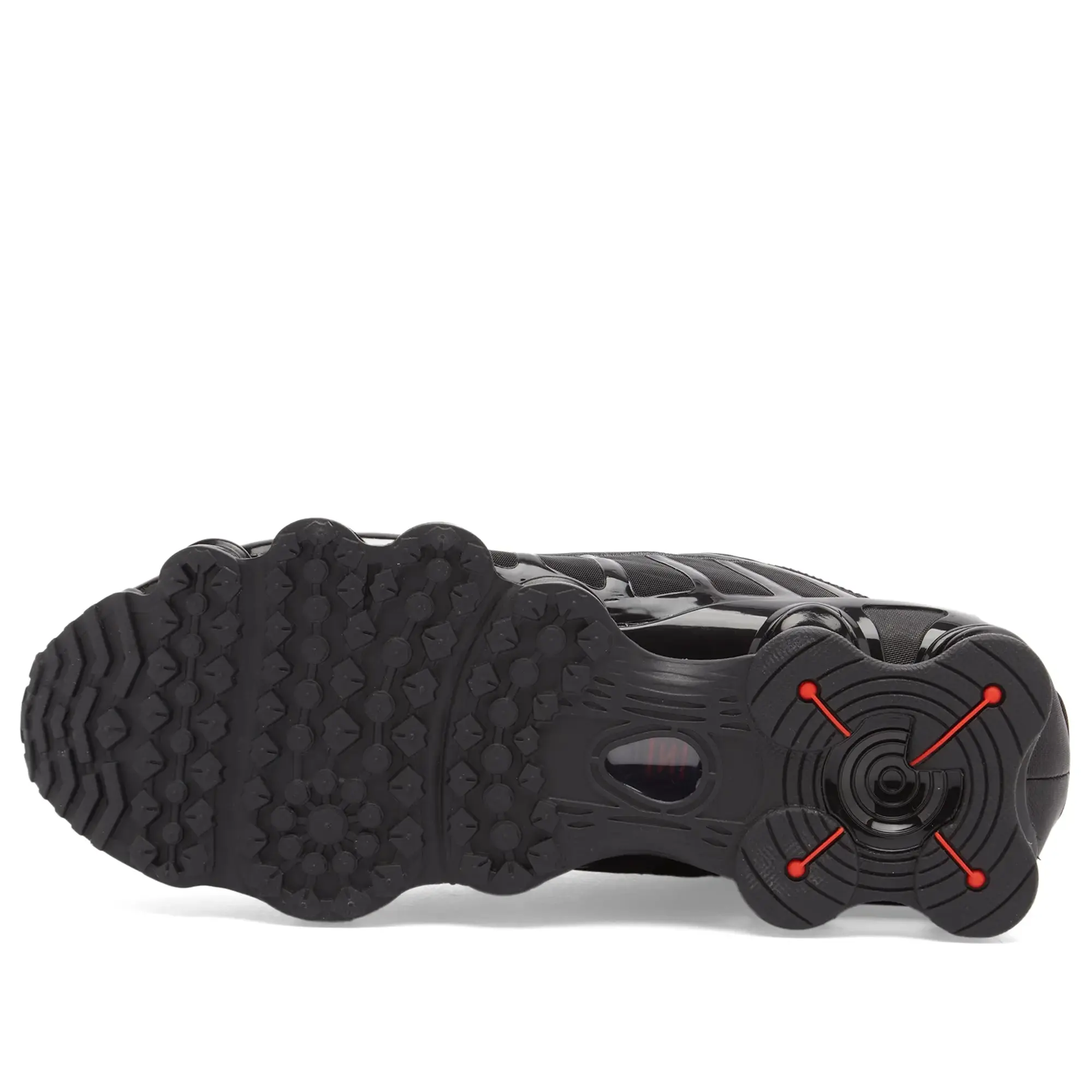 Nike Men's Shox Tl Sneaker Black/Hematite/Orange