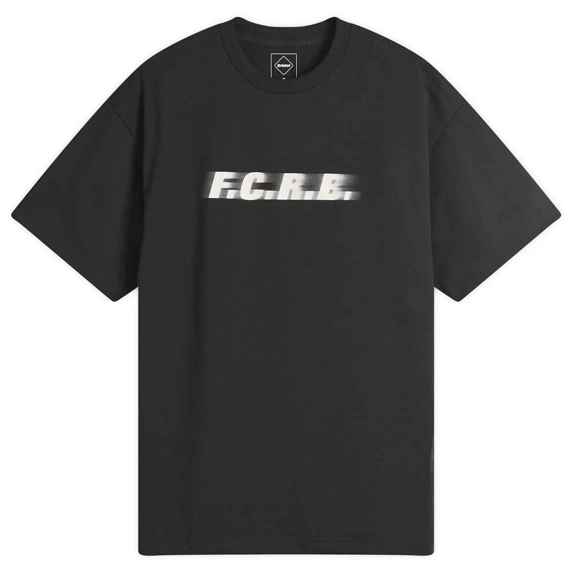 F.C. Real Bristol Men's Blurred Logo T-Shirt Black