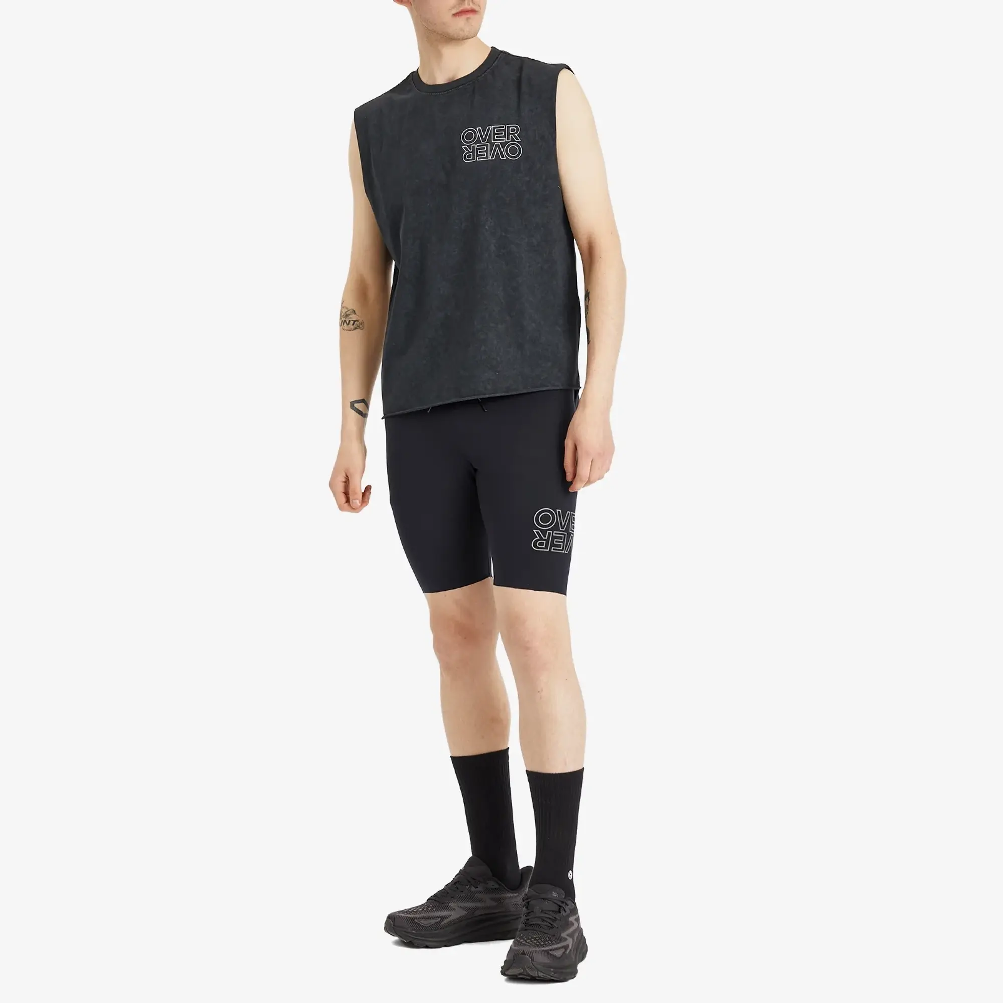 Over Over Men's Half Tight Short Black