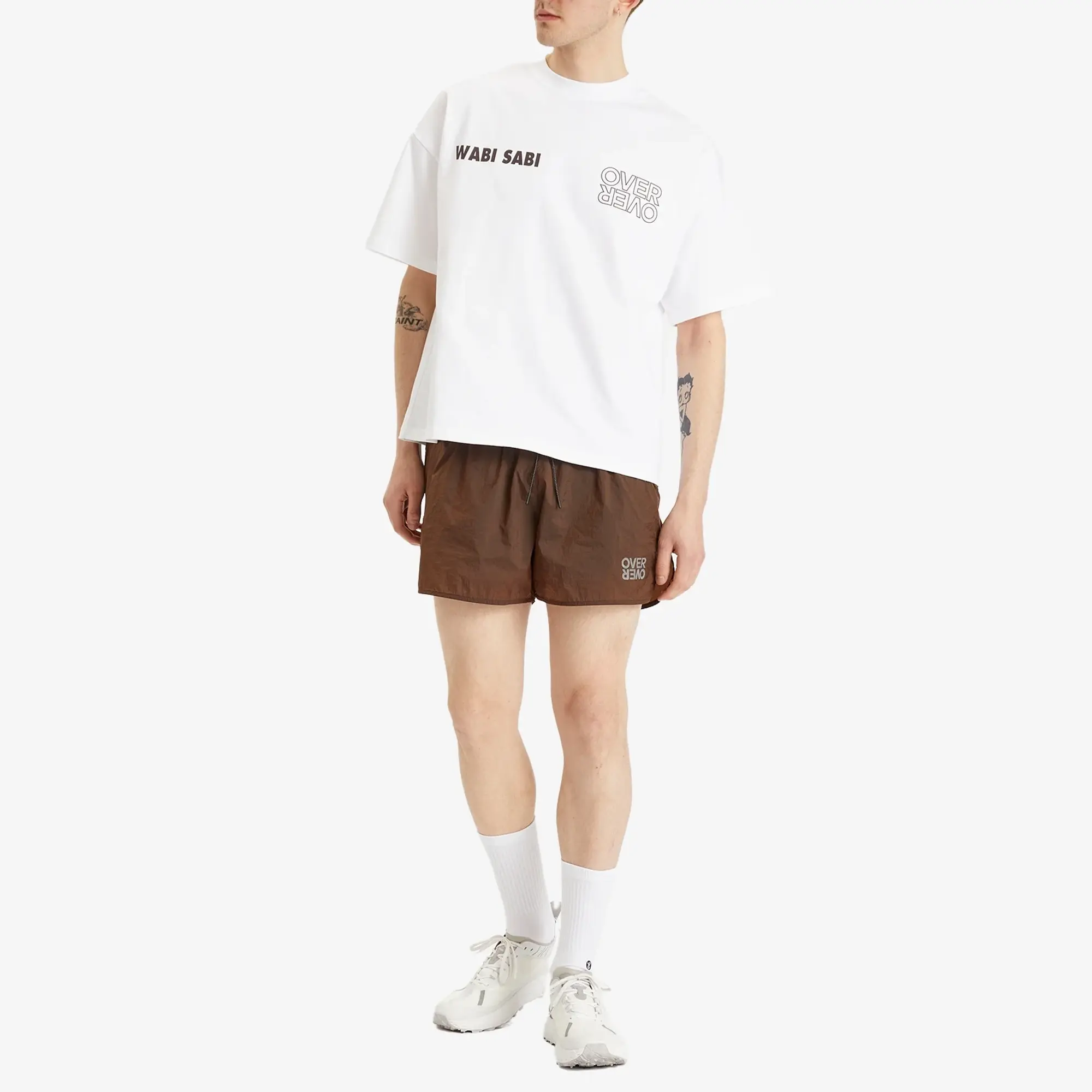 Over Over Men's Track Short Chocolate