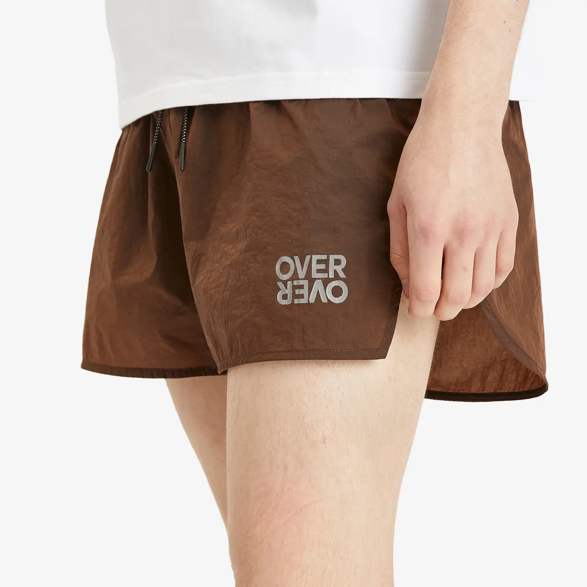 Over Over Men's Track Short Chocolate