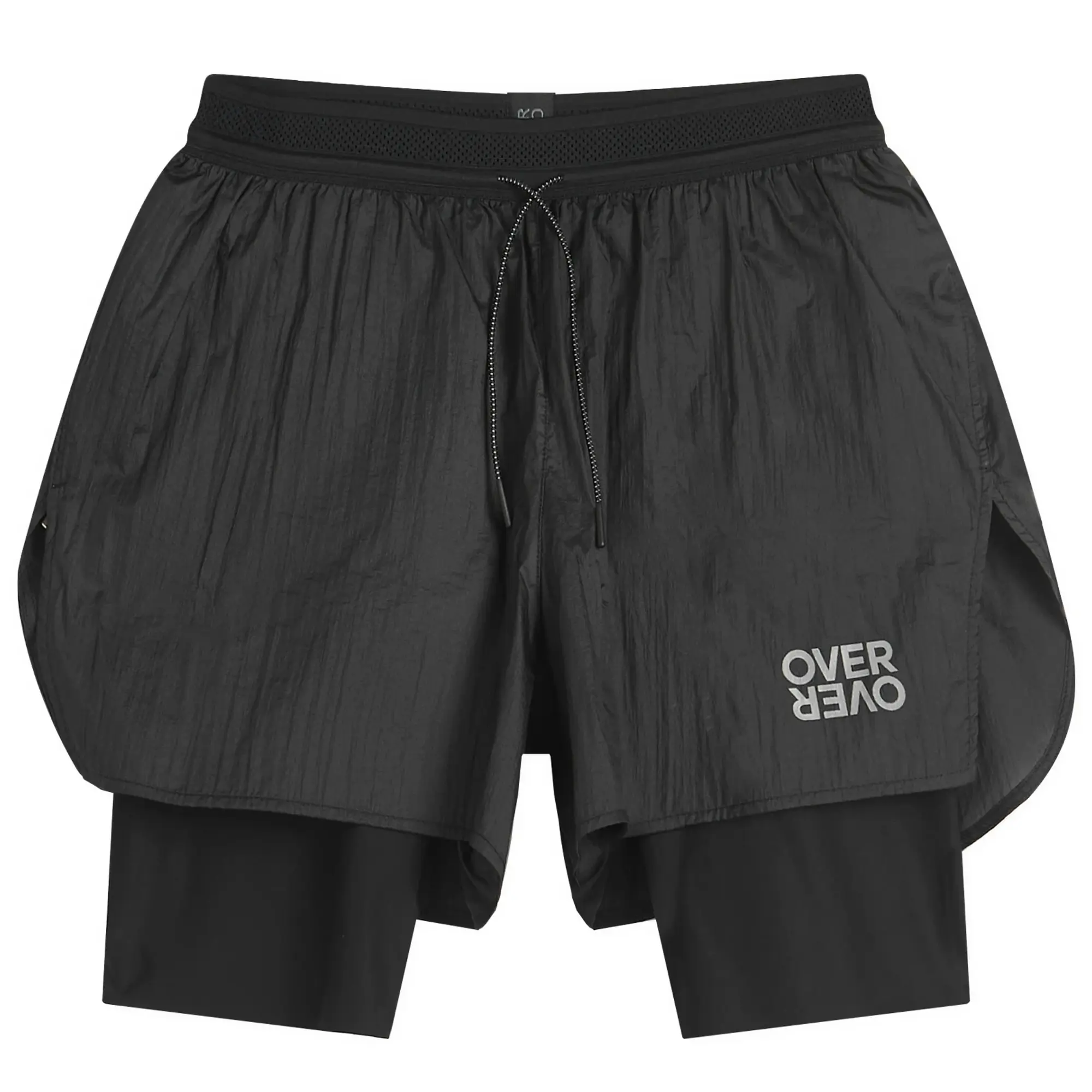 Over Over Men's Two Layer Short Black