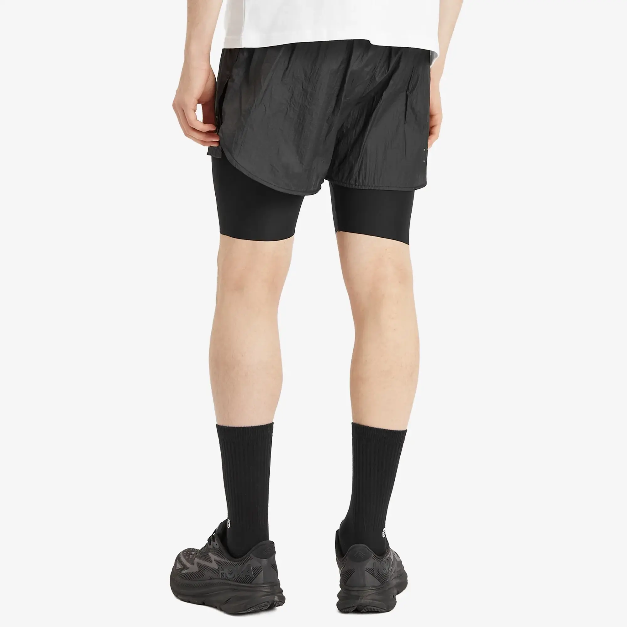 Over Over Men's Two Layer Short Black