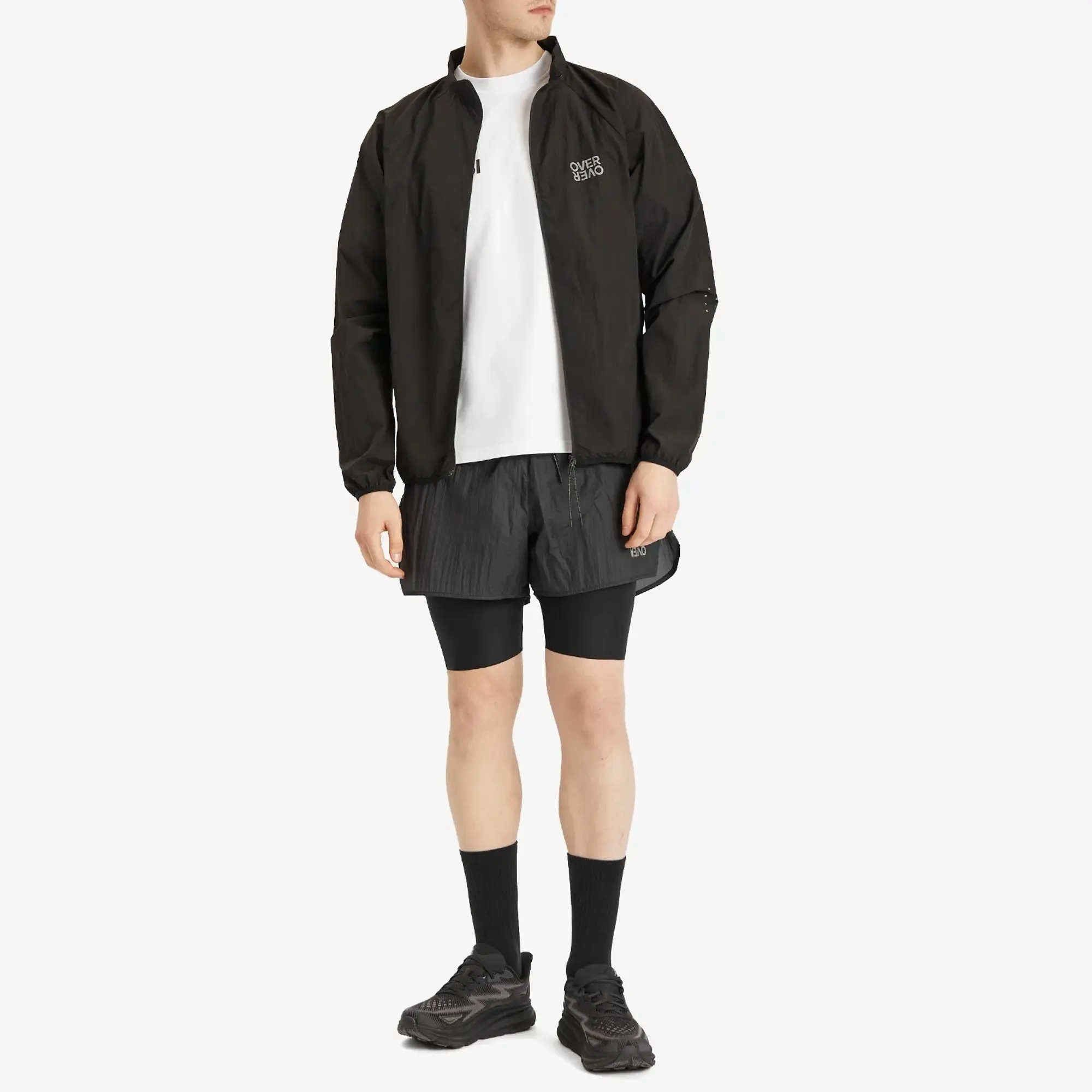 Over Over Men's Two Layer Short Black