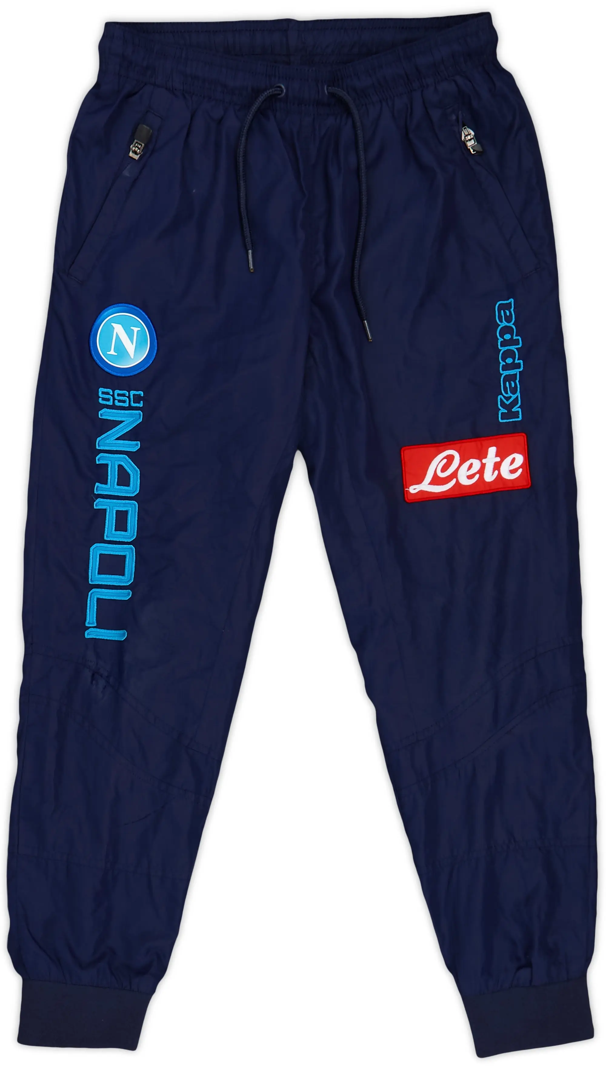 2017-18 Napoli Kappa Track Pants/Bottoms - 5/10 - (S.Boys)
