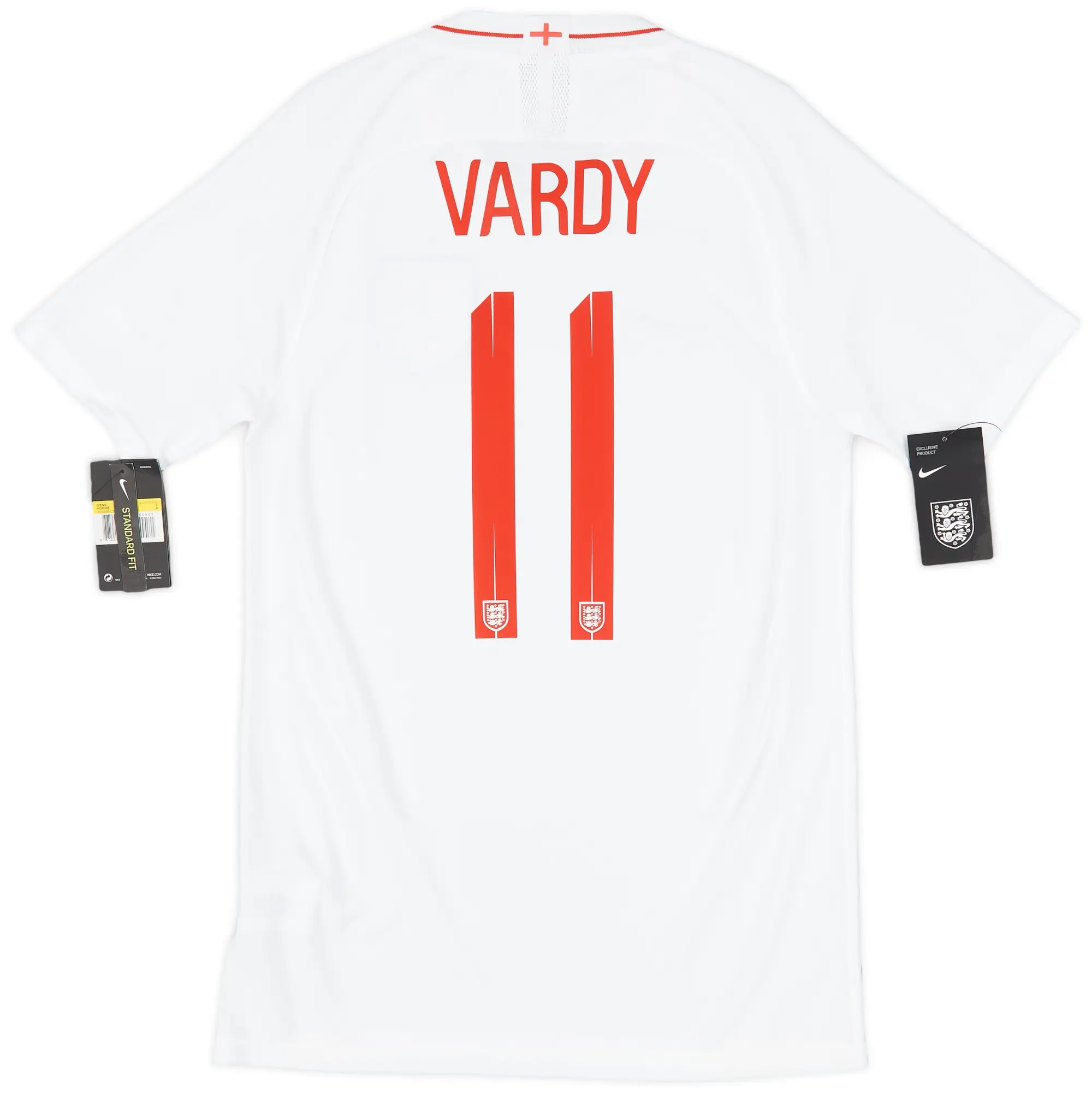 2018-19 England Home Shirt Vardy #11 (S)