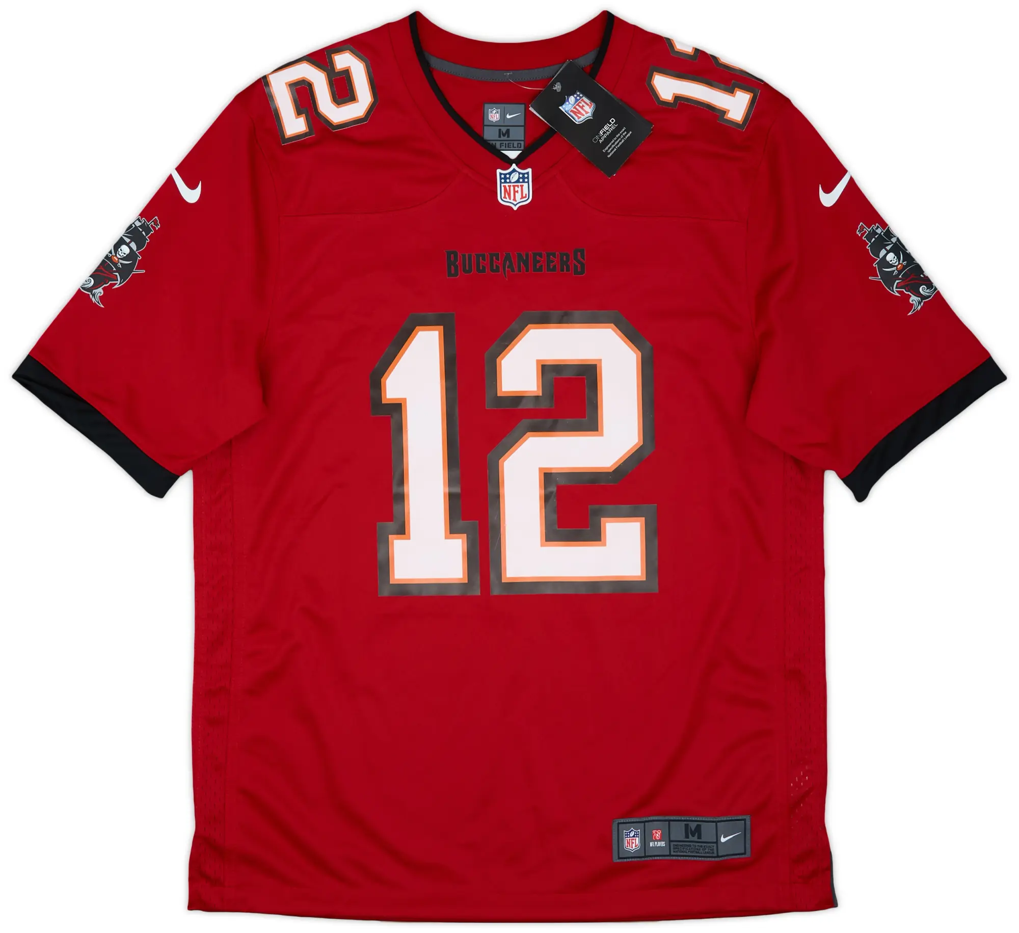 2020-22 Tampa Bay Buccaneers Brady #12 Nike Game Home Jersey (M)