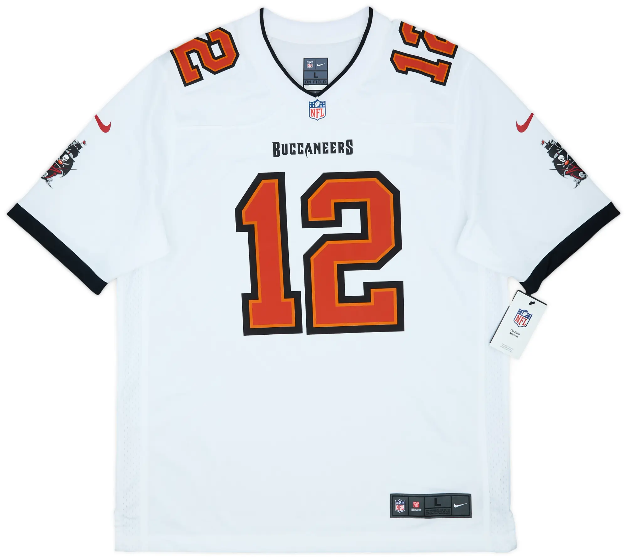 2020-22 Tampa Bay Buccaneers Brady #12 Nike Game Away Jersey (L)