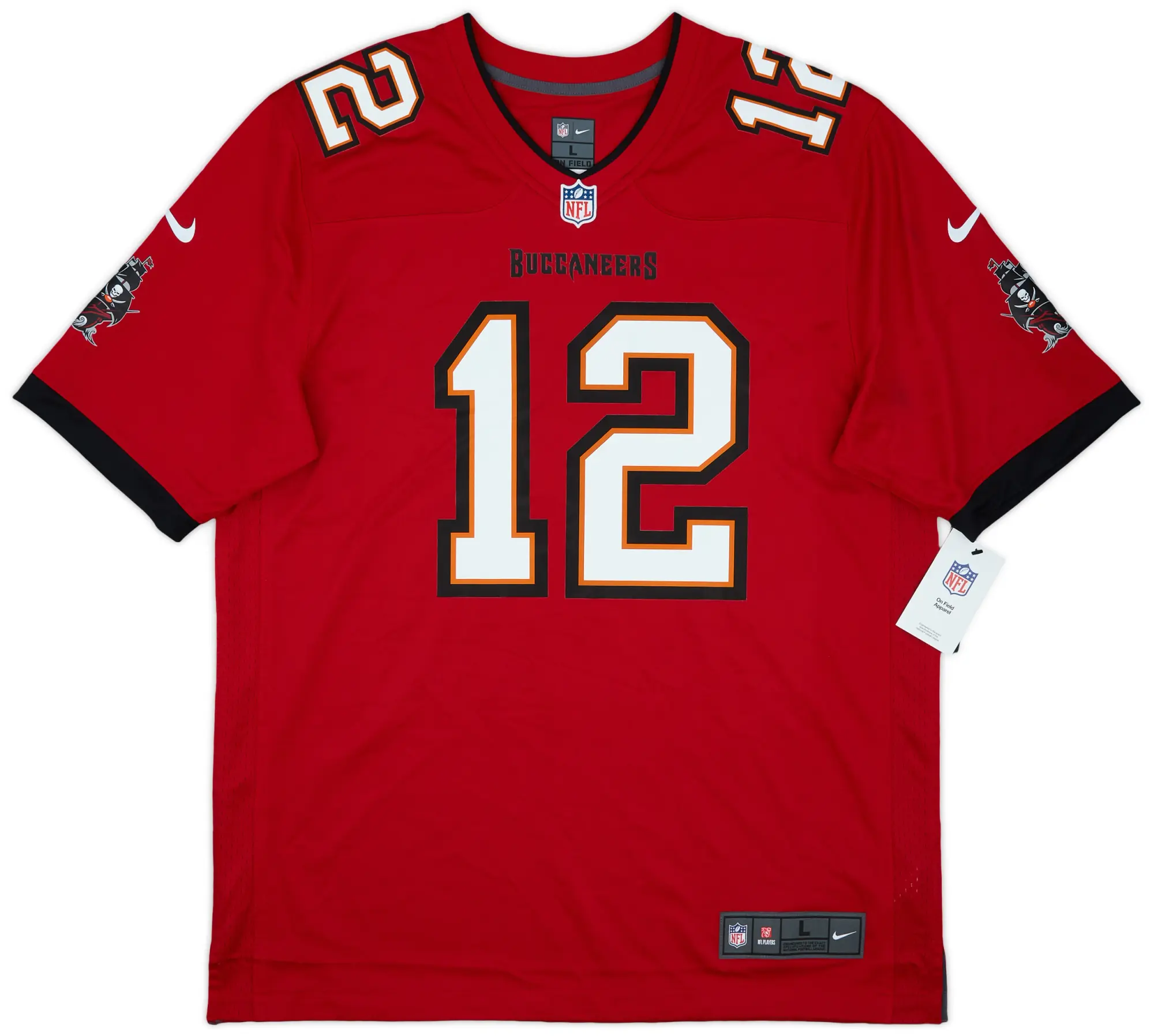 2020-22 Tampa Bay Buccaneers Brady #12 Nike Game Home Jersey (L)