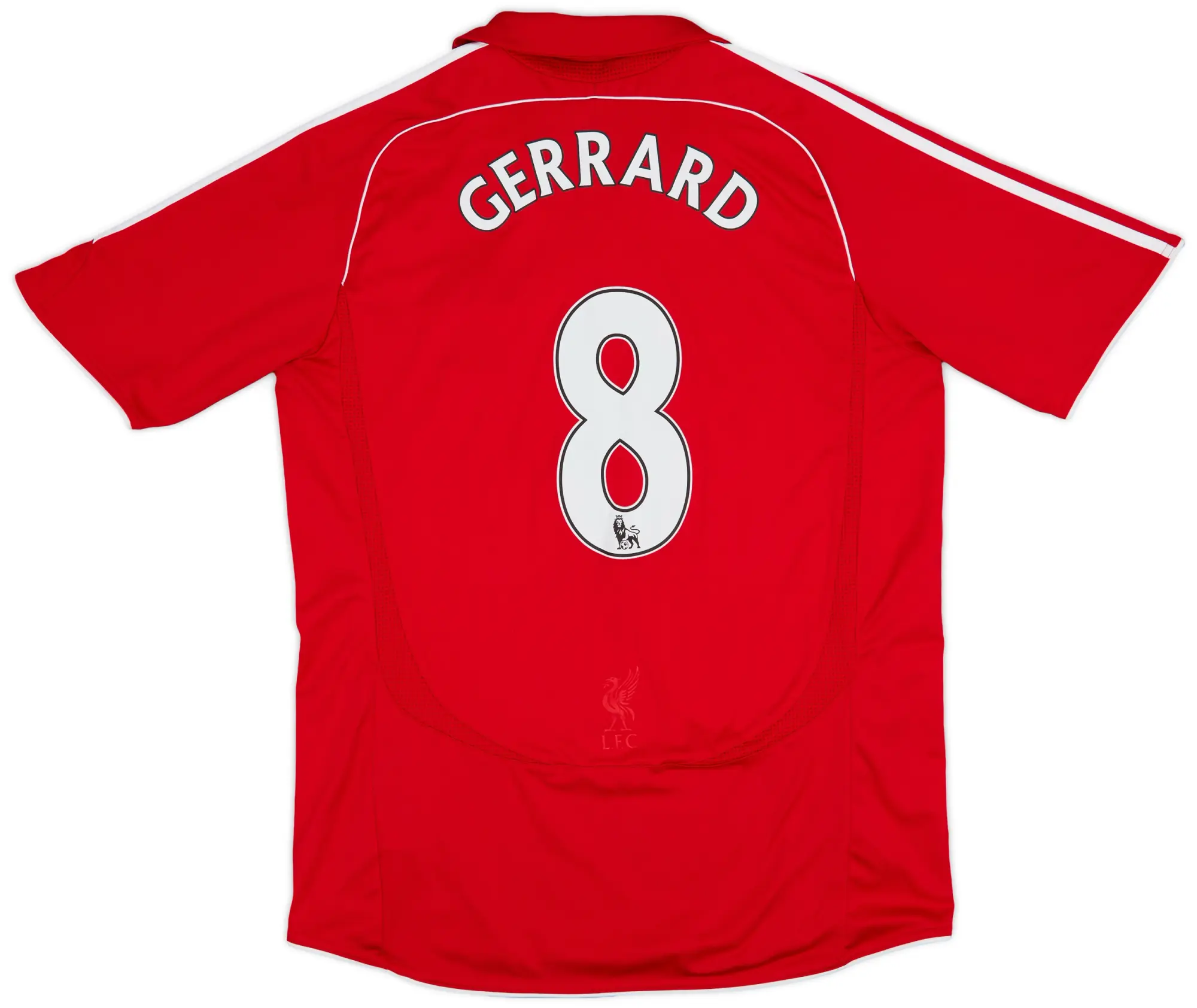 2006-08 Liverpool Home Shirt Gerrard #8 - 6/10 - (L)