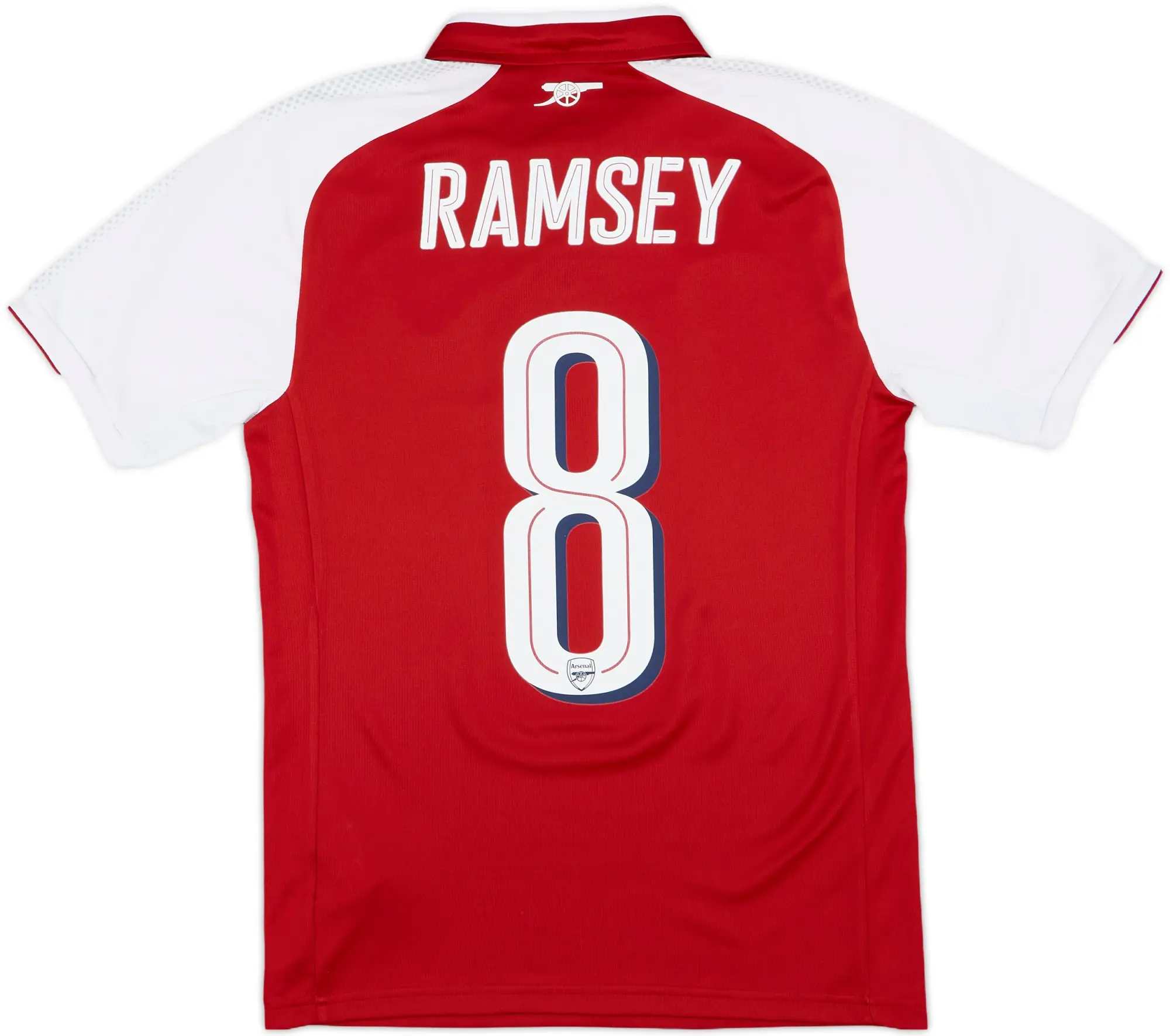 2017-18 Arsenal Home Shirt Ramsey #8 - 7/10 - (XS)