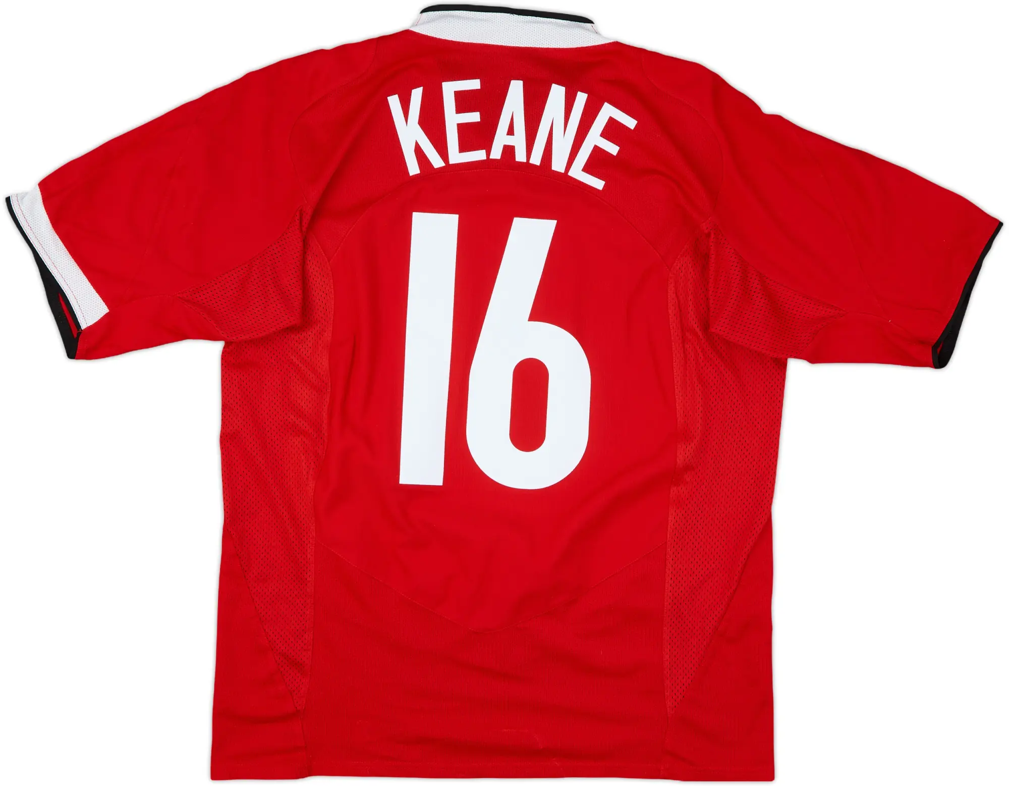 2004-06 Manchester United Home Shirt Keane #16 - 7/10 - (L)