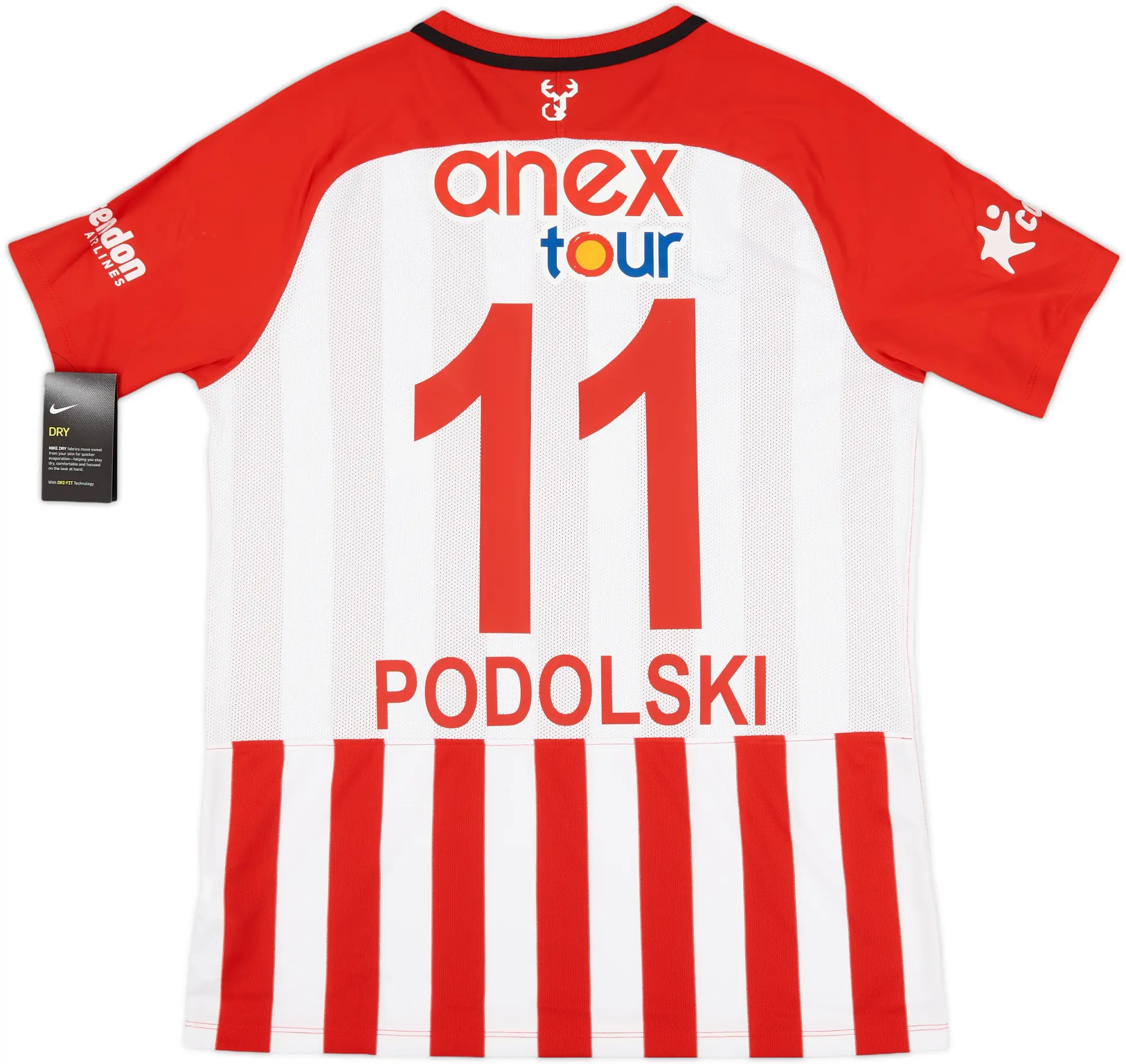 2019-20 Antalyaspor Home Shirt Podolski #11 (L)