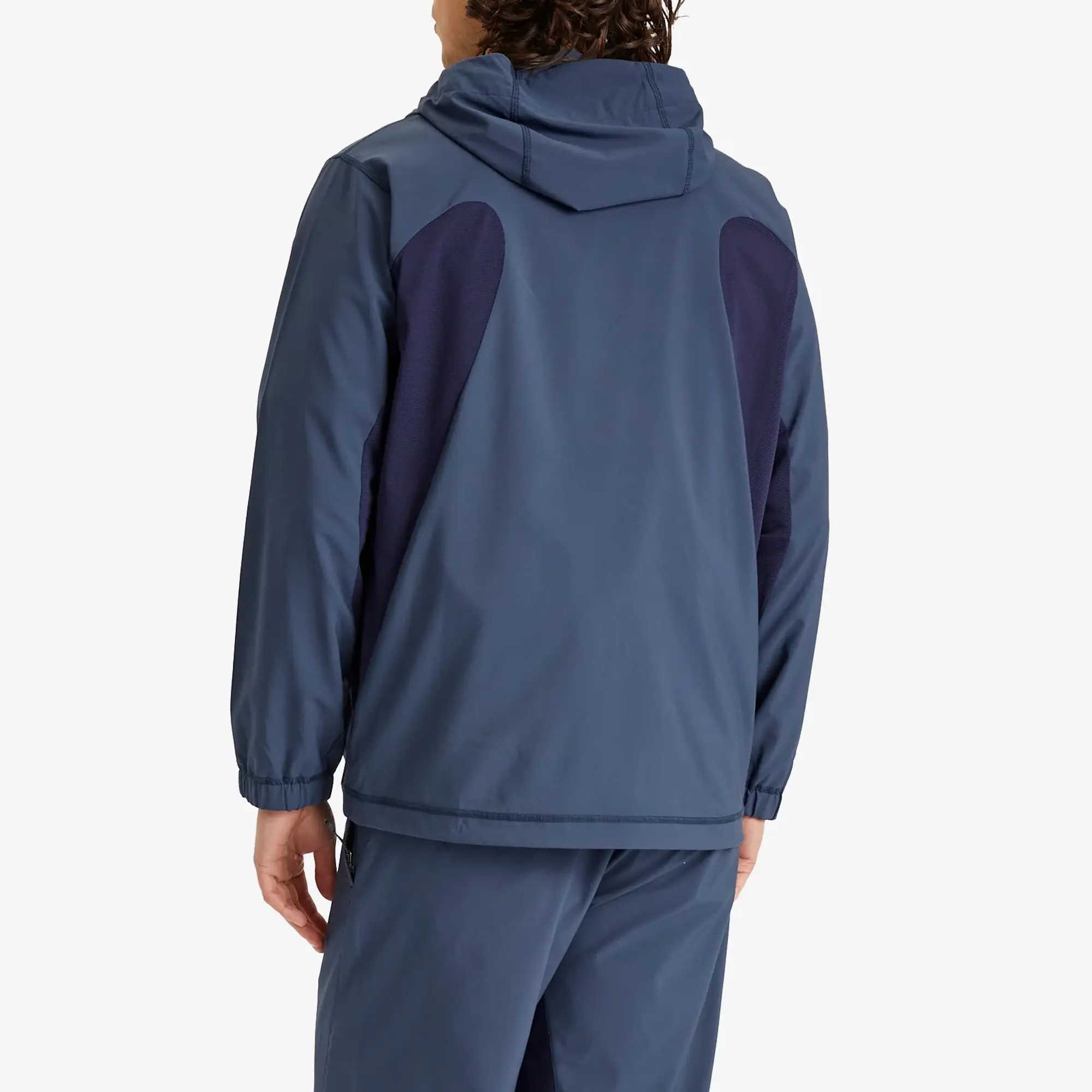 NANGA Men's Hybrid Flex Zip Jacket Navy