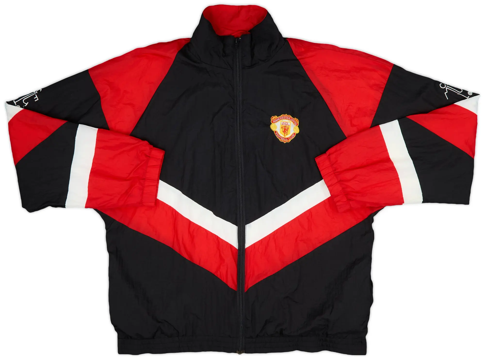1987-90 Manchester United Bobby Charlton Sports Track Jacket - 8/10 - (M)