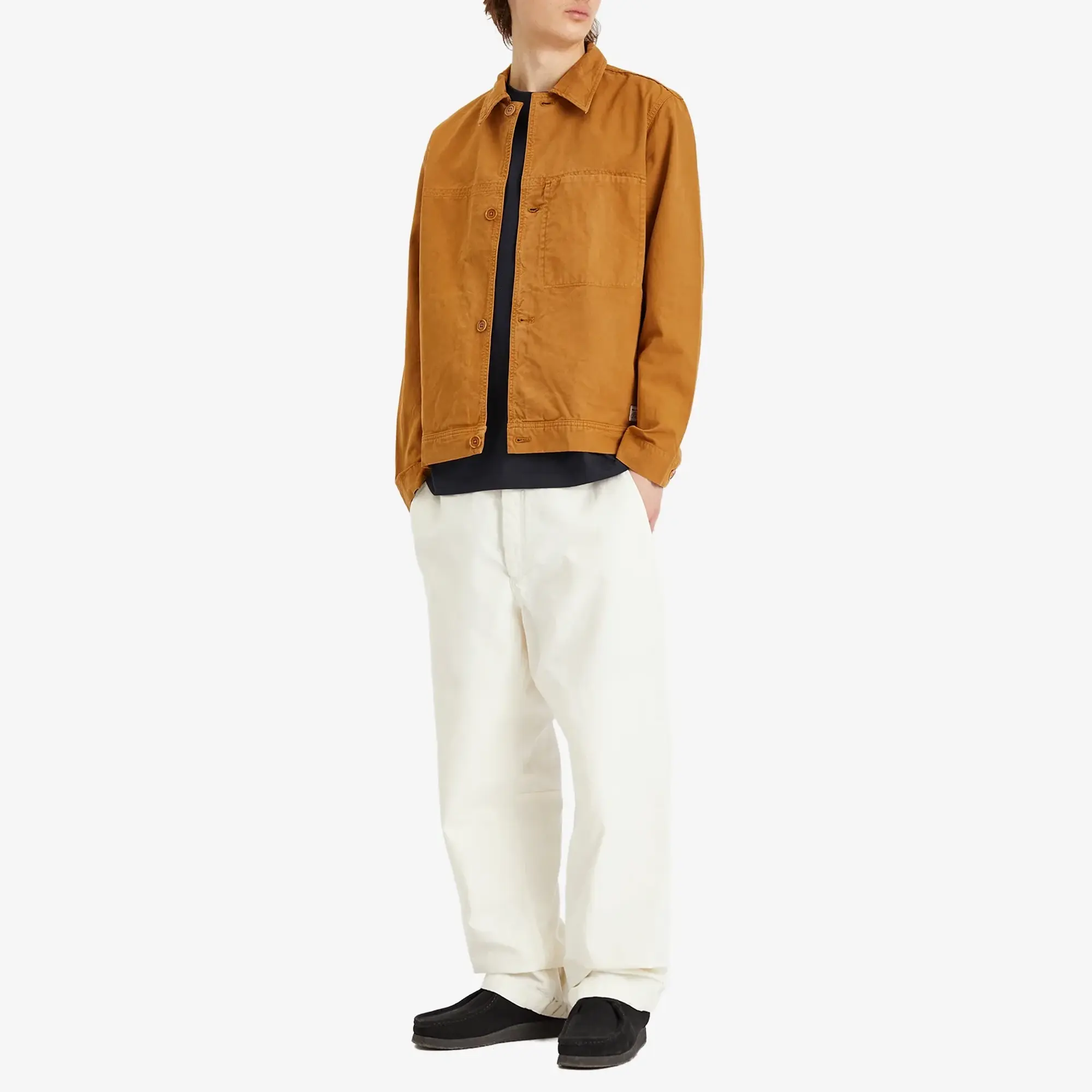 Norse Projects Men's Lukas Canvas Work Pants Ecru