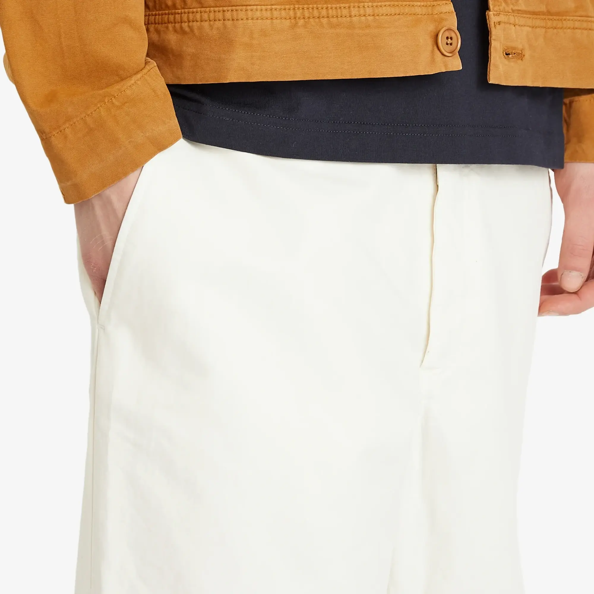 Norse Projects Men's Lukas Canvas Work Pants Ecru