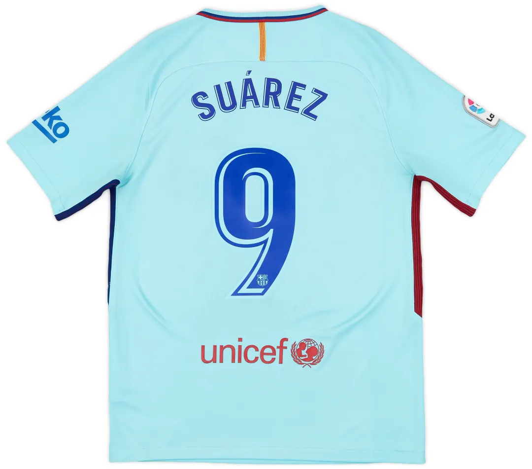 Nike Barcelona Mens SS Away Shirt 2017/18 | BARA17-698 | FOOTY.COM