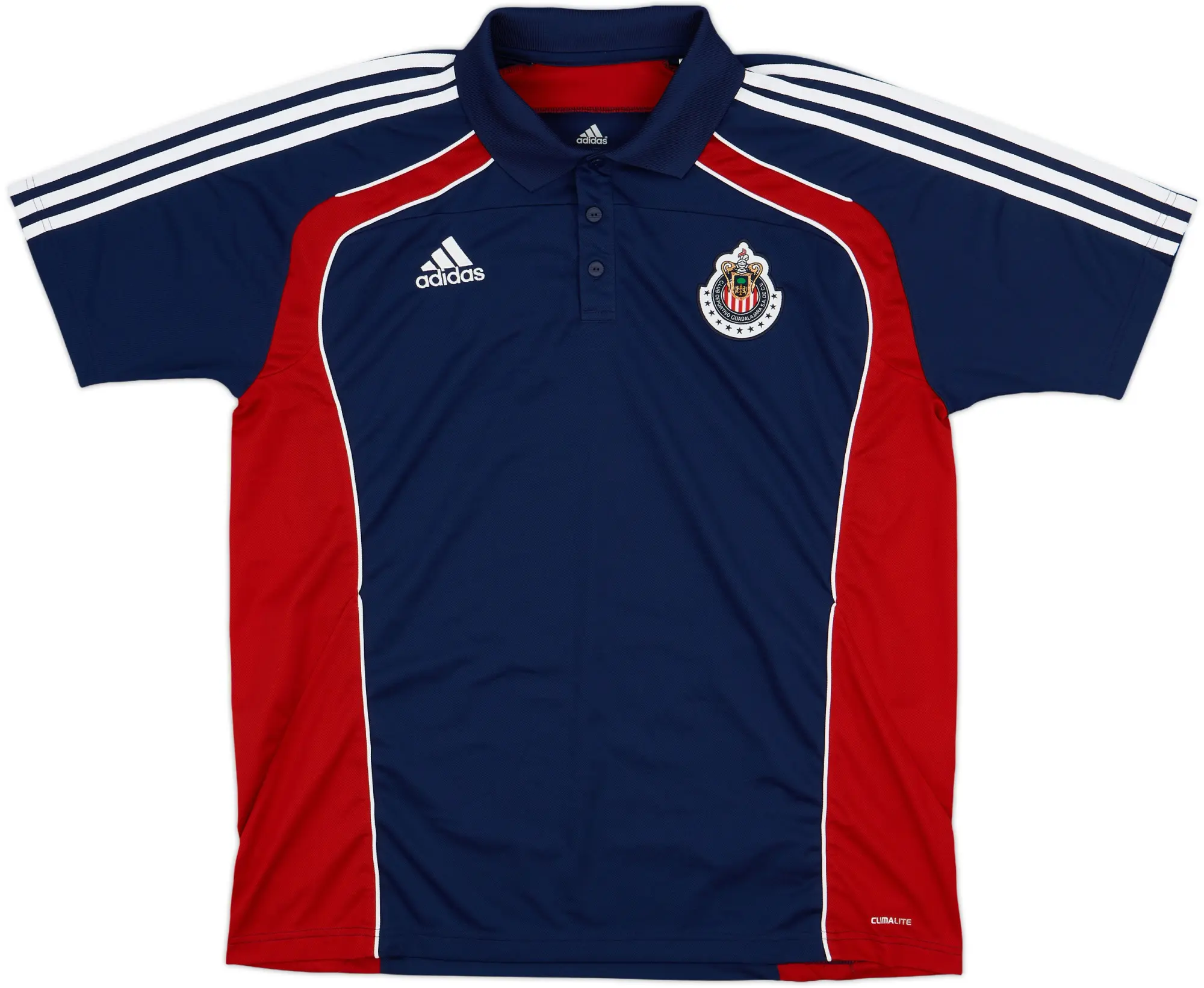2011-12 Chivas Guadalajara adidas Polo Shirt - 9/10 - (XL/XXL)