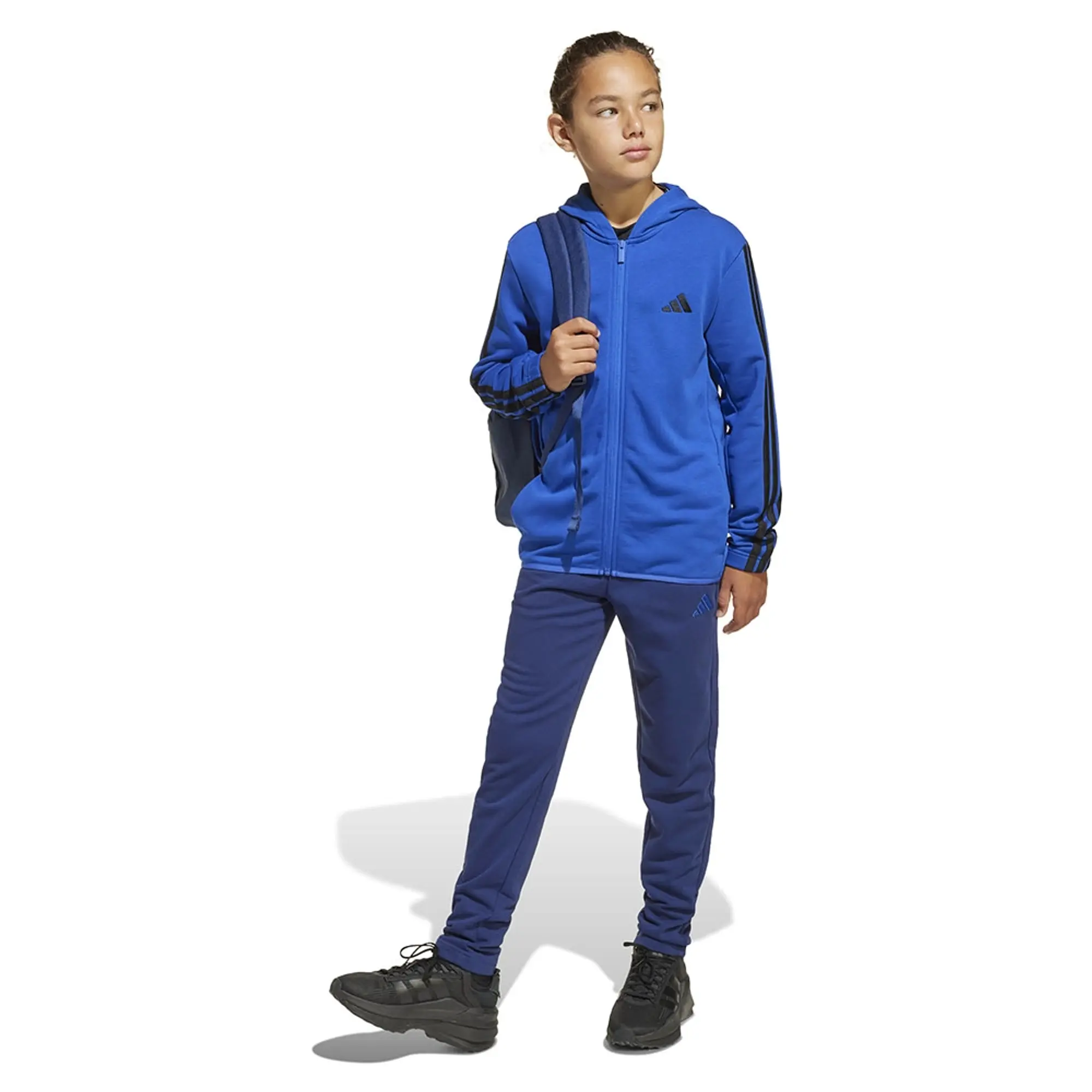 Manchester United x adidas Kids Essentials Tracksuit Blue