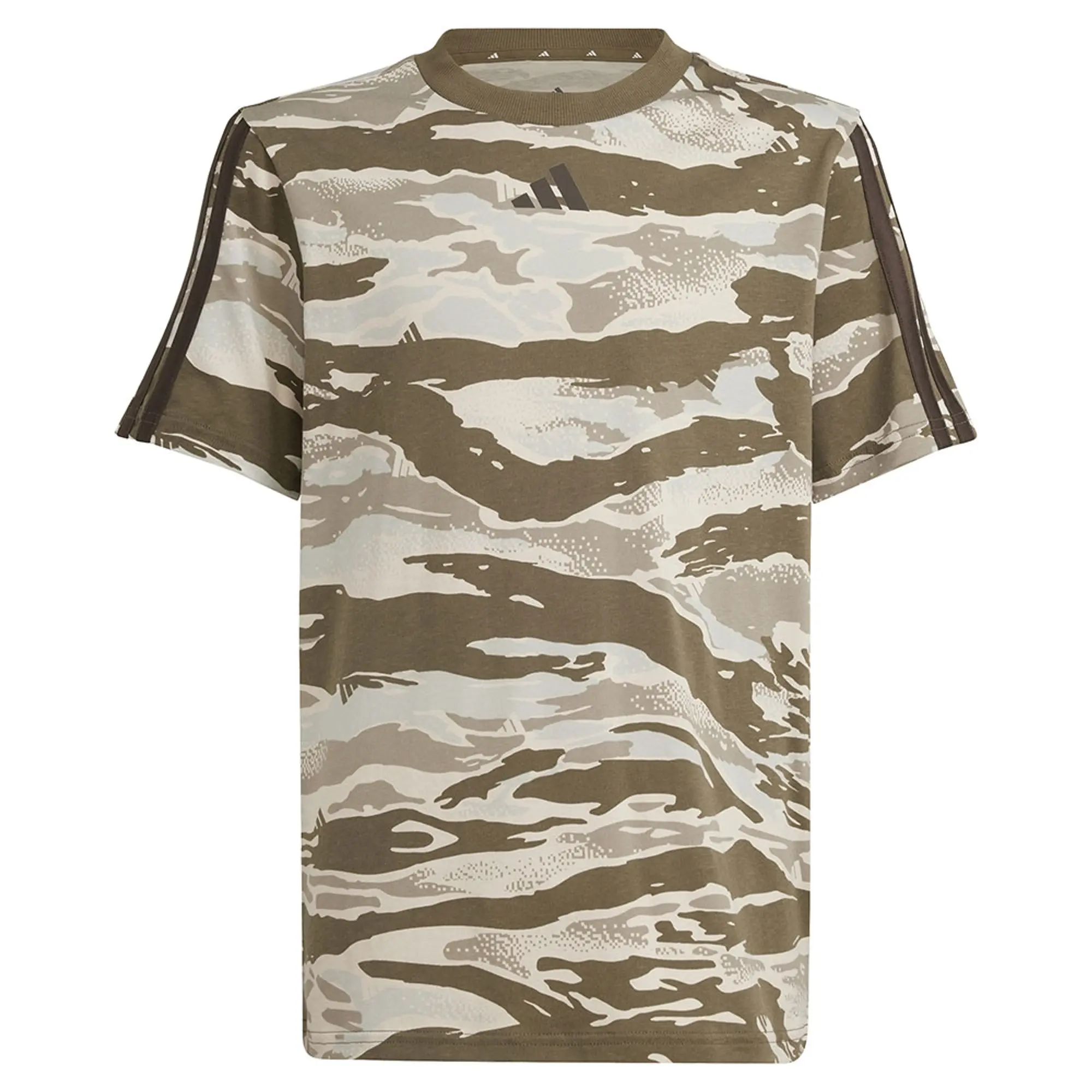 Manchester United x adidas Kids Essentials Camo T-Shirt Green