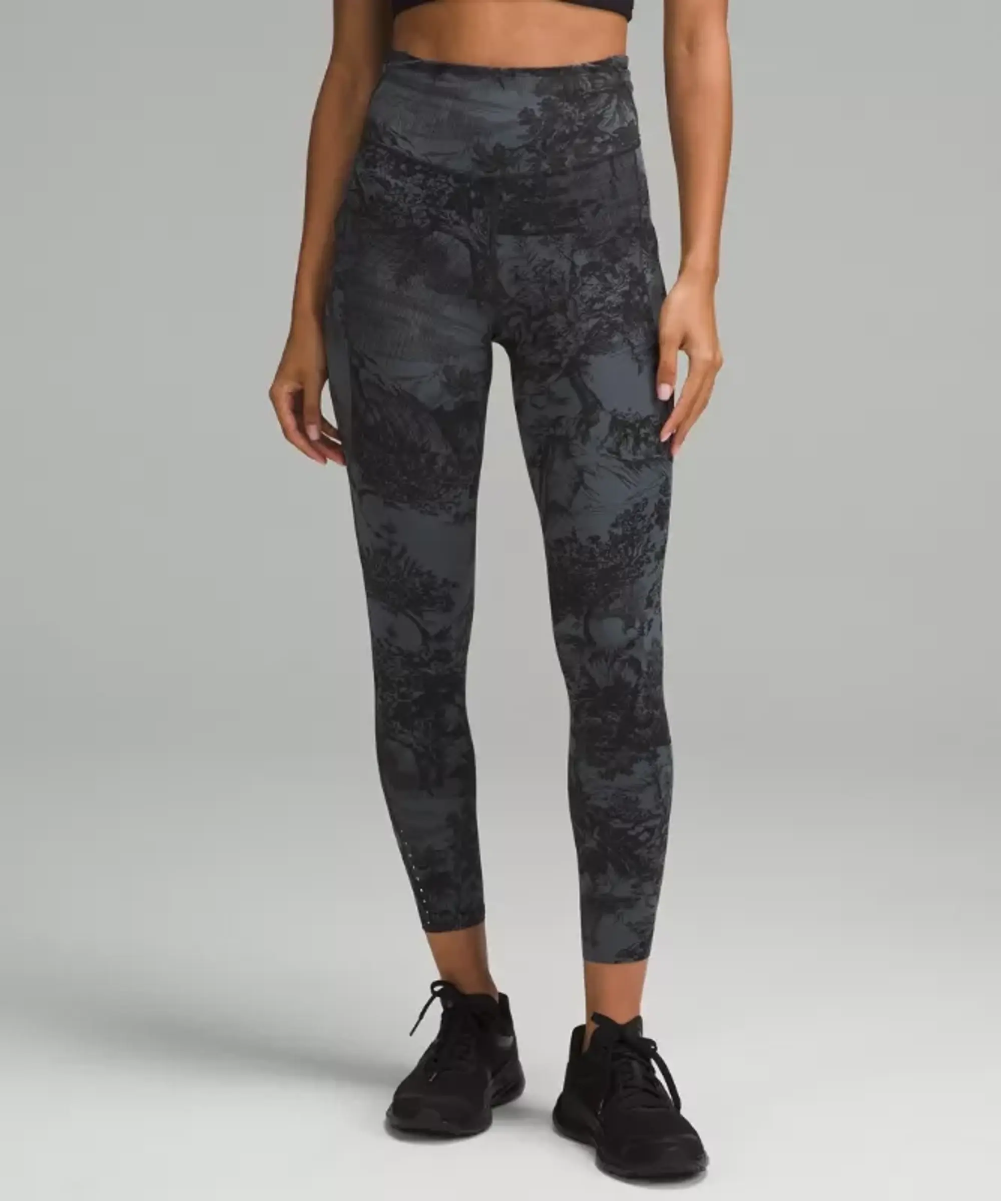 lululemon – Women's Fast and Free High-Rise Tight Leggings 5 Pocket – 25" – Color Grey – Size 0