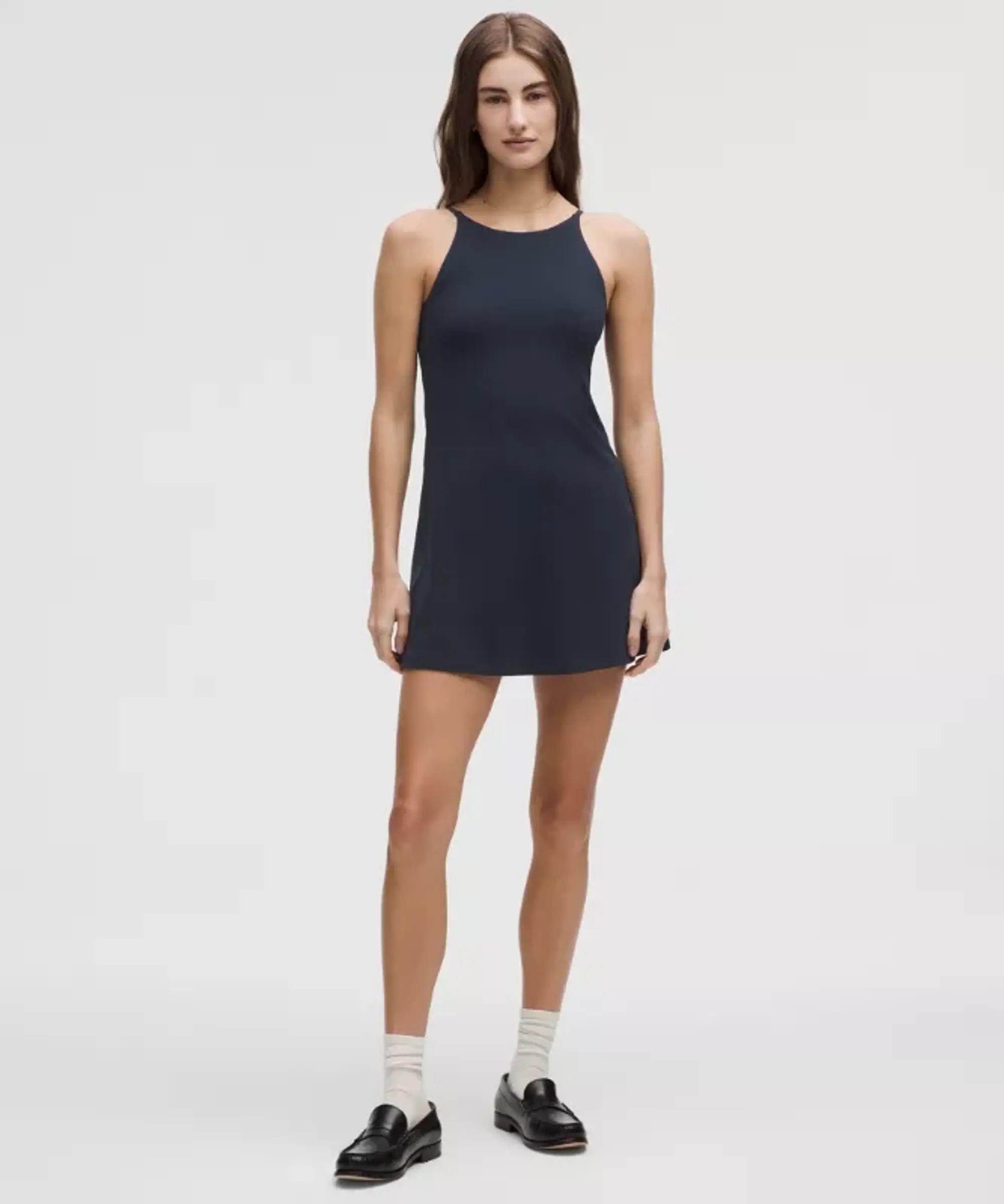 lululemon – Women's Align High-Neck Dress Light Support, A/B Cup – Color Blue – Size 0