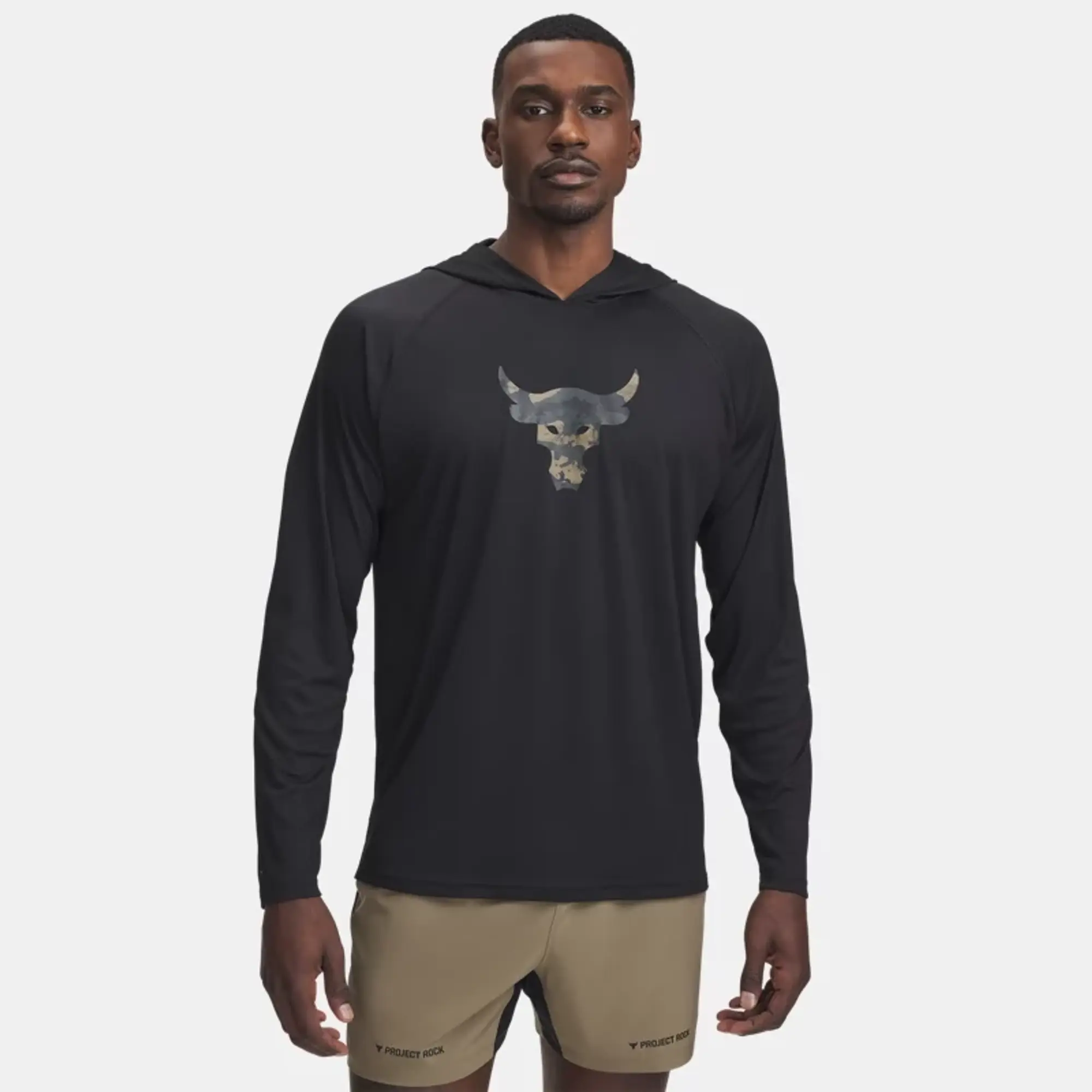 Project Rock Iso-Chill Men's Hoodie Black / Black L