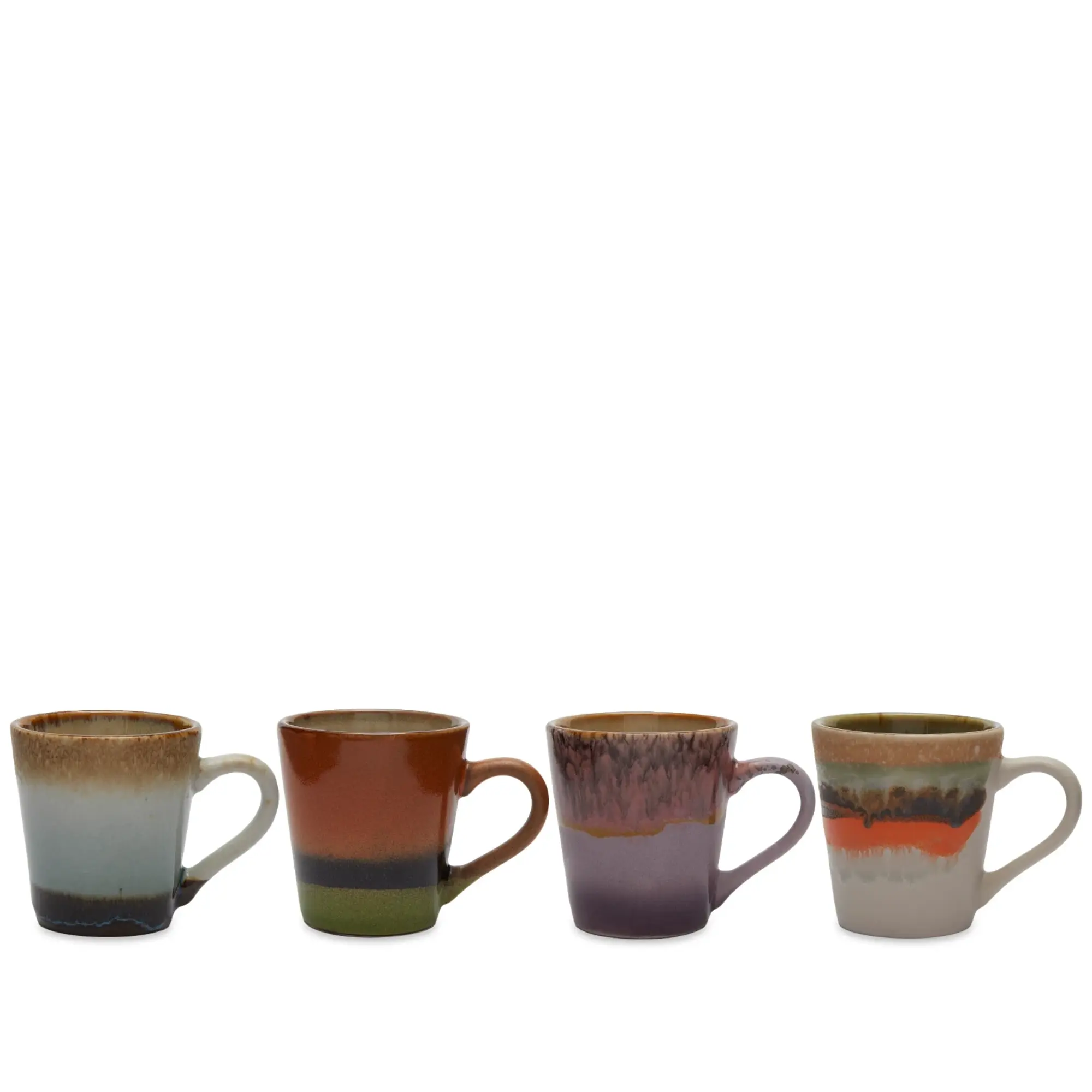 Hkliving Espresso Mugs - Set of 4 Retro