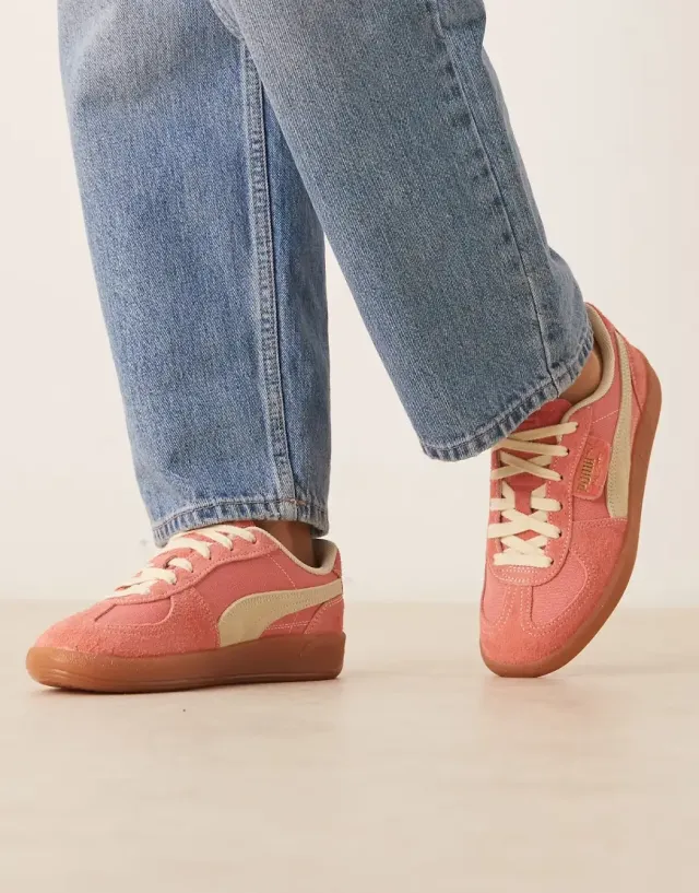 【PUMA】PALERMO VINTAGE Peach Frost-Creamy Vanilla Wmns Puma Palermo Vintage 'Peach Frost/Creamy Vanilla|400783