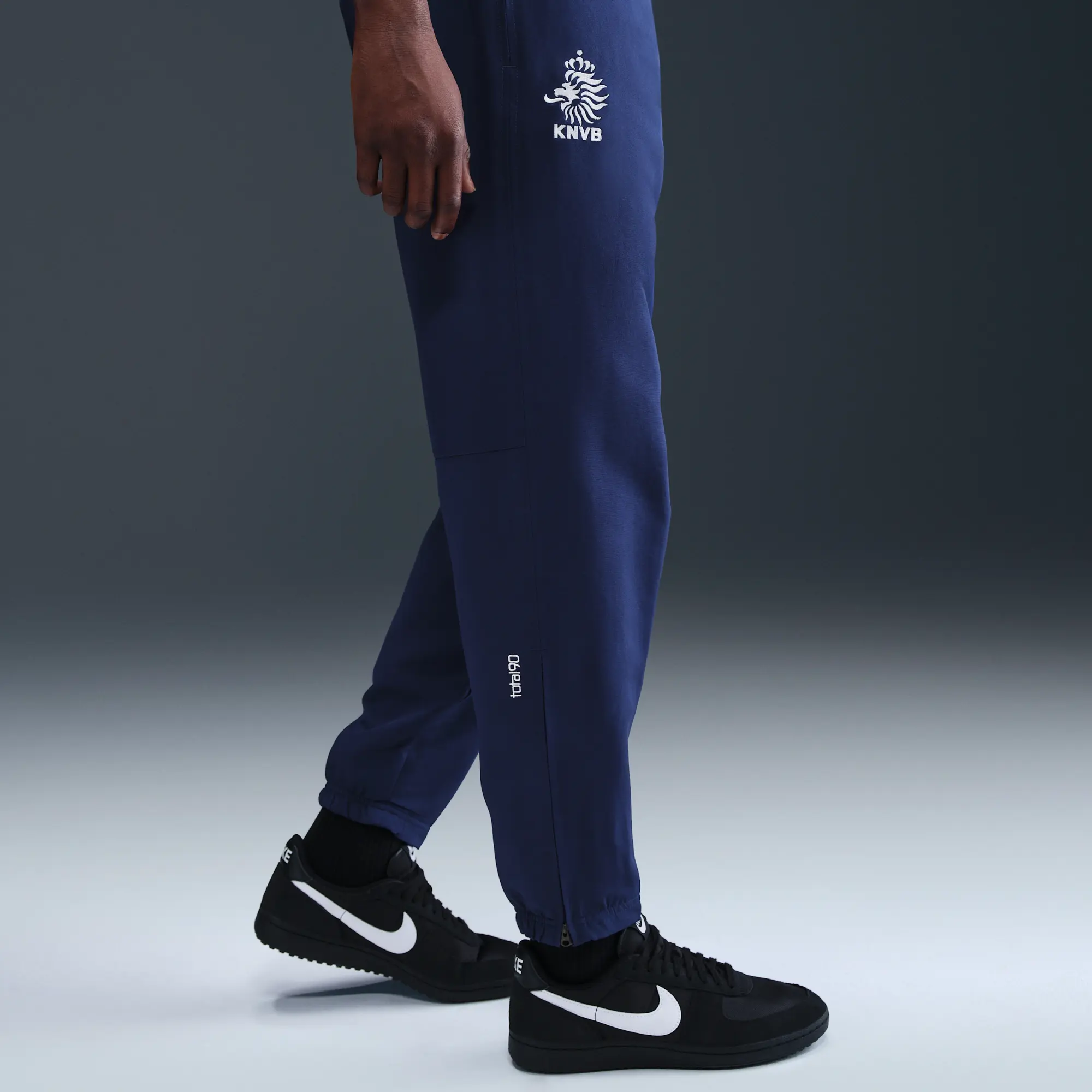 Netherlands 2004 Total 90 Reissue Men's Nike Football Replica Tracksuit Bottoms - Blue - Polyester