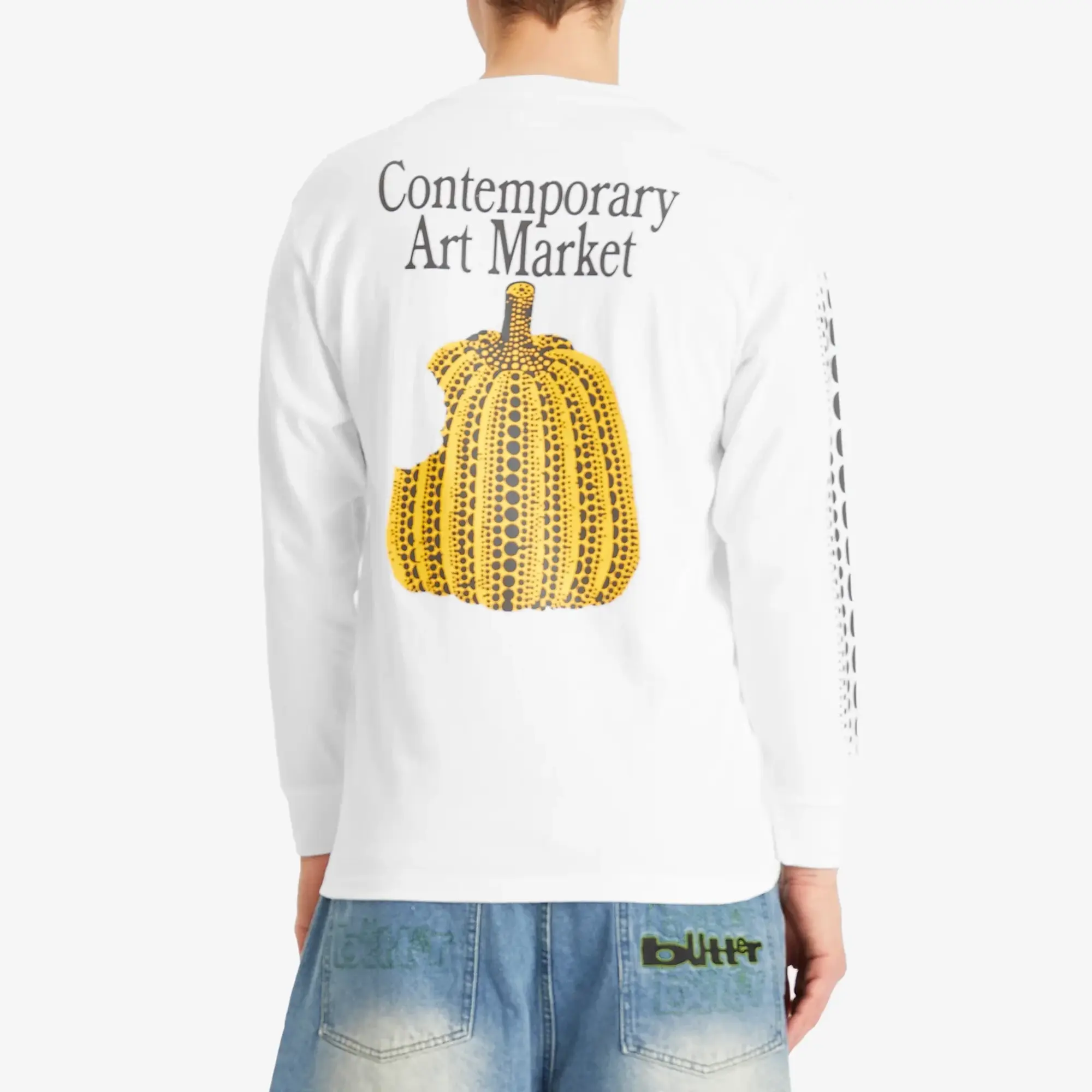 MARKET Men's Infinity Gourd Ls T-Shirt White