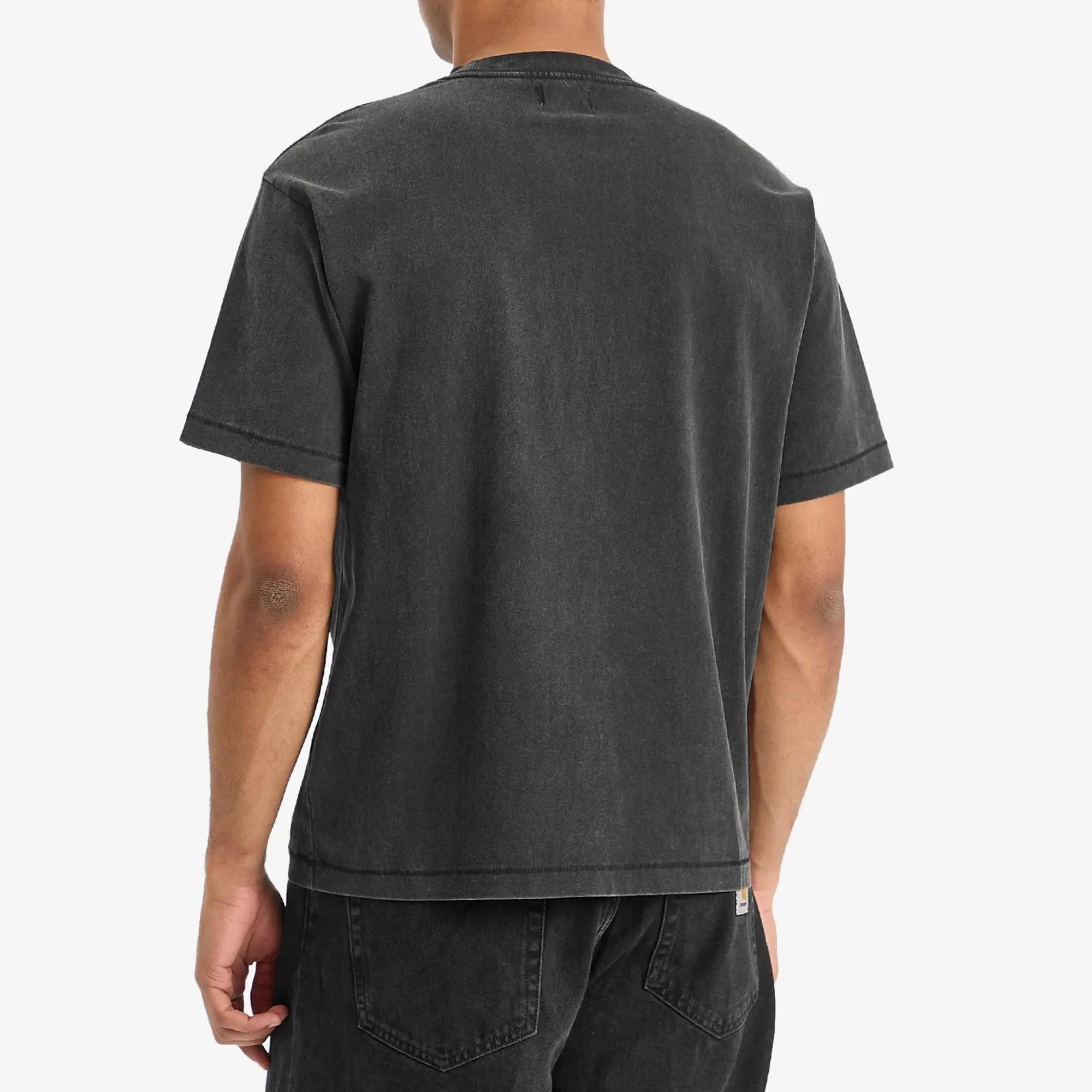 MARKET Men's Smiley Honeycrisp T-Shirt Washed-Black