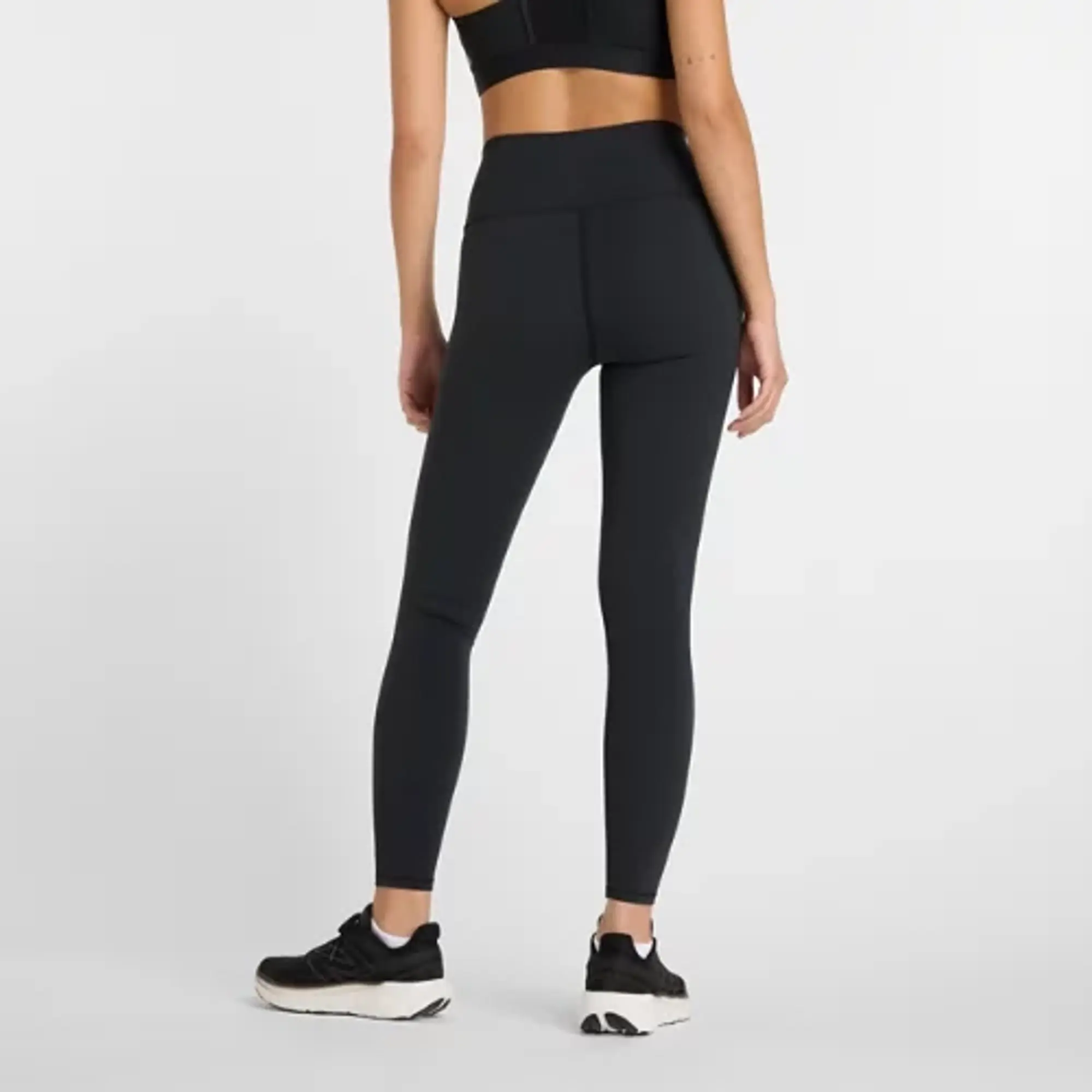 New Balance Women's NB Harmony High Rise Legging 27" in Black Poly Knit