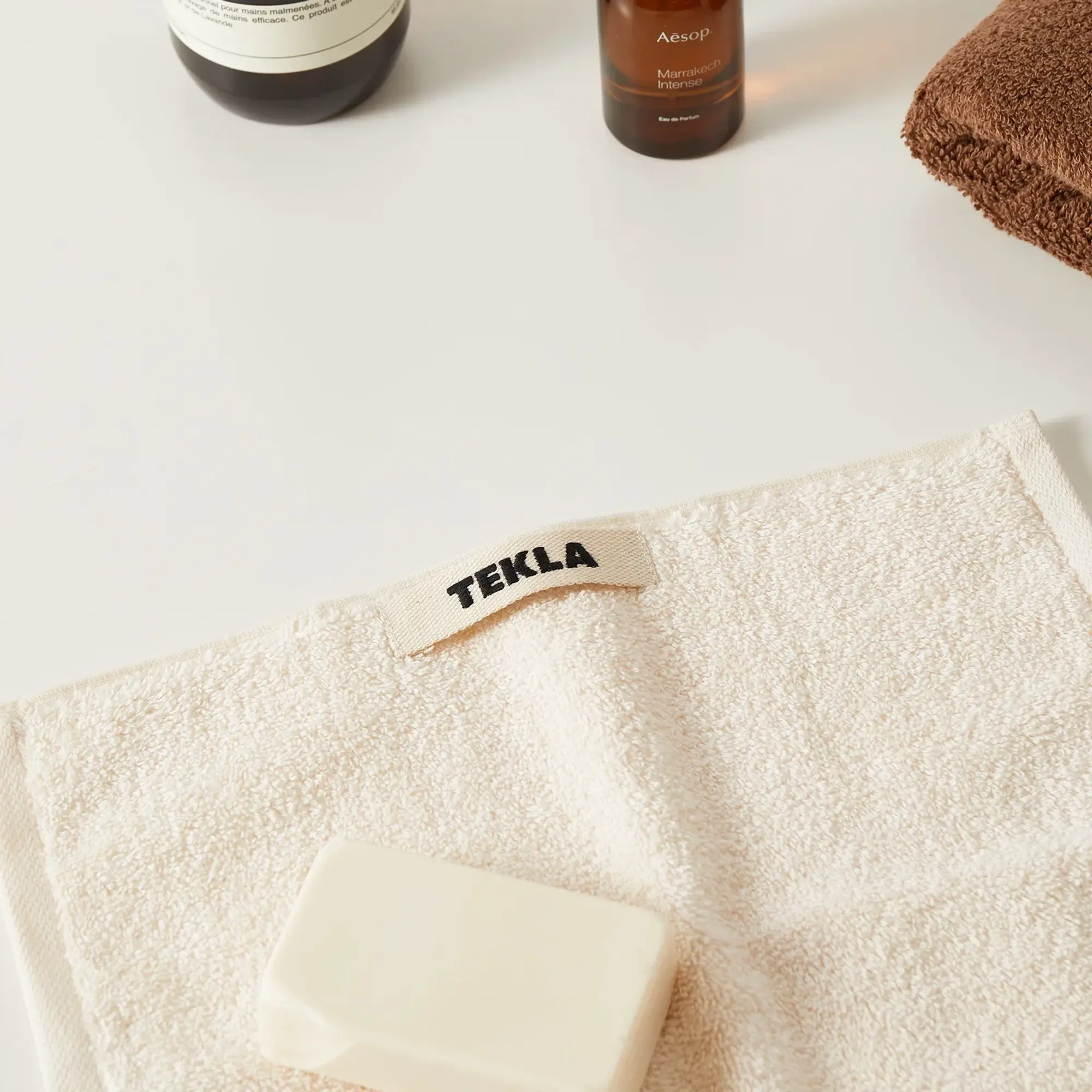 Tekla Fabrics Wash Cloth Ivory