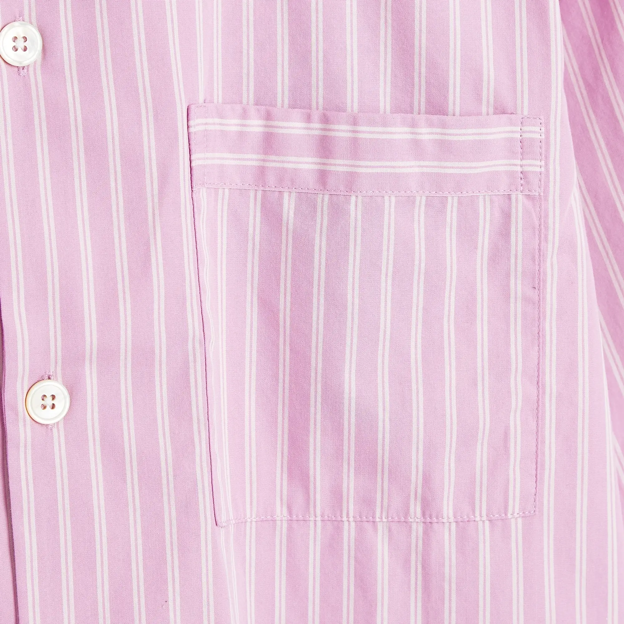 Tekla Sleep Shirt Purple Pink Stripes