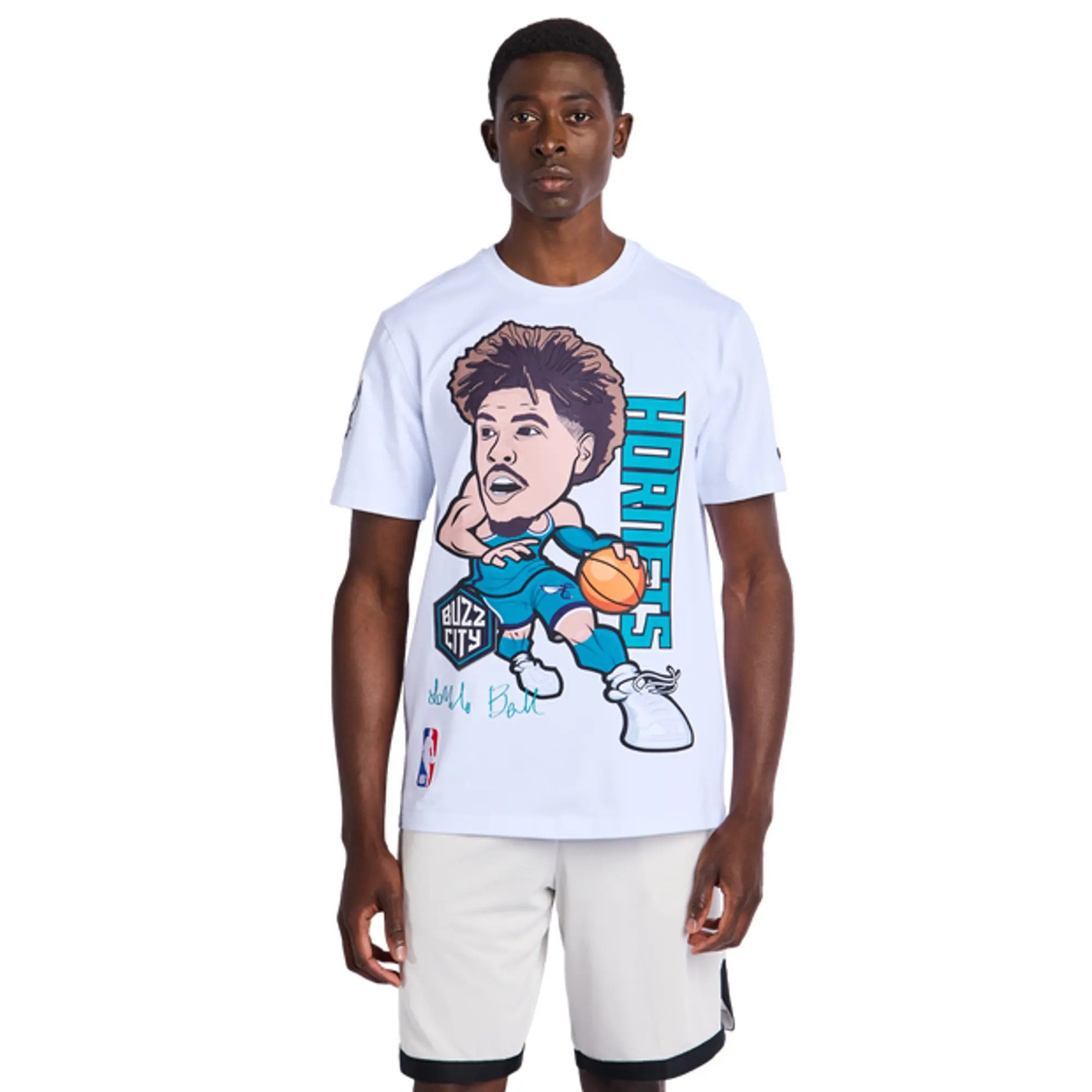 Pro Standard Lemelo Ball Men T-Shirts - White